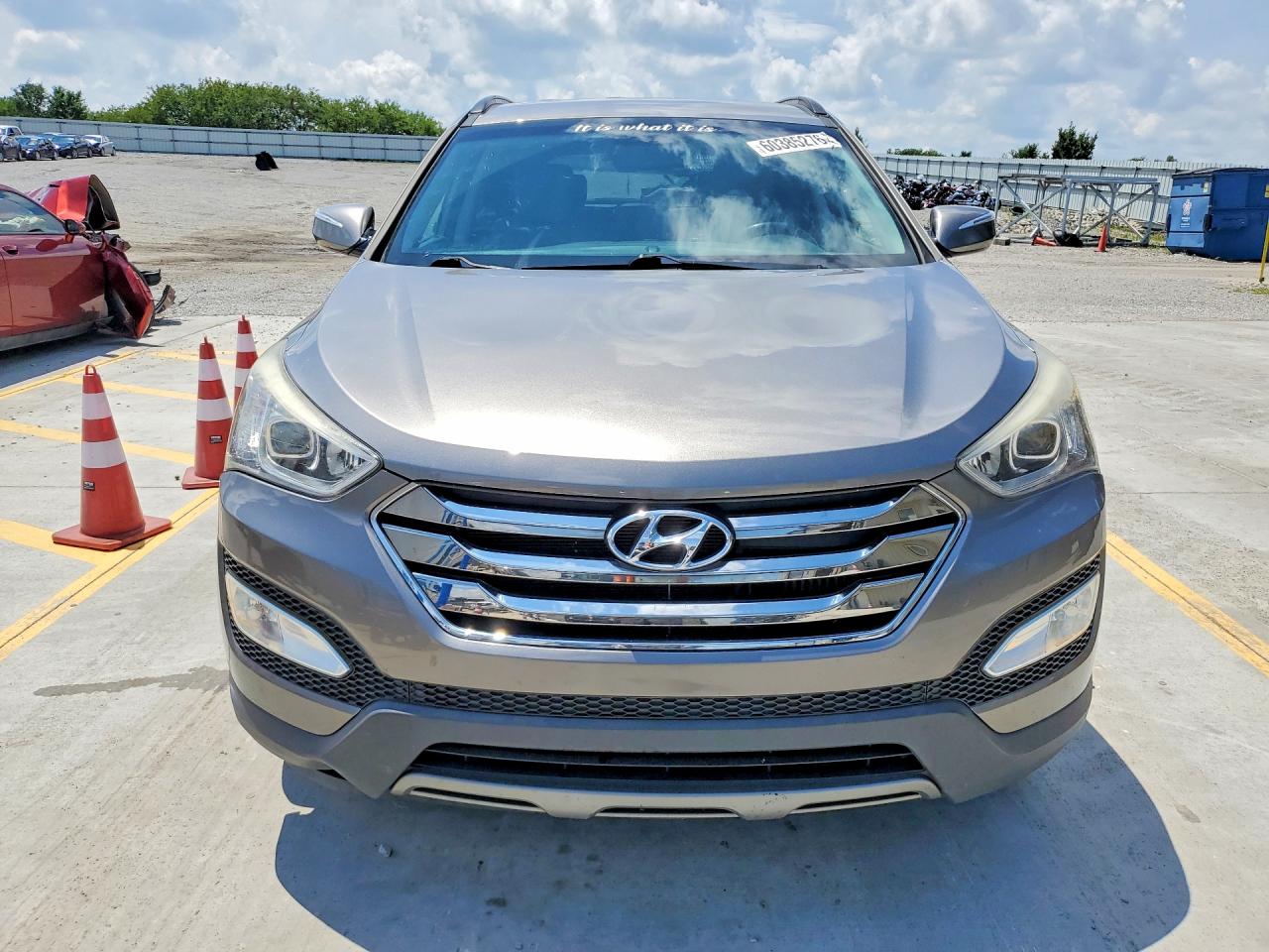 2014 Hyundai Santa Fe Sport 2.0t Gray vin: 5XYZU3LA2EG140716