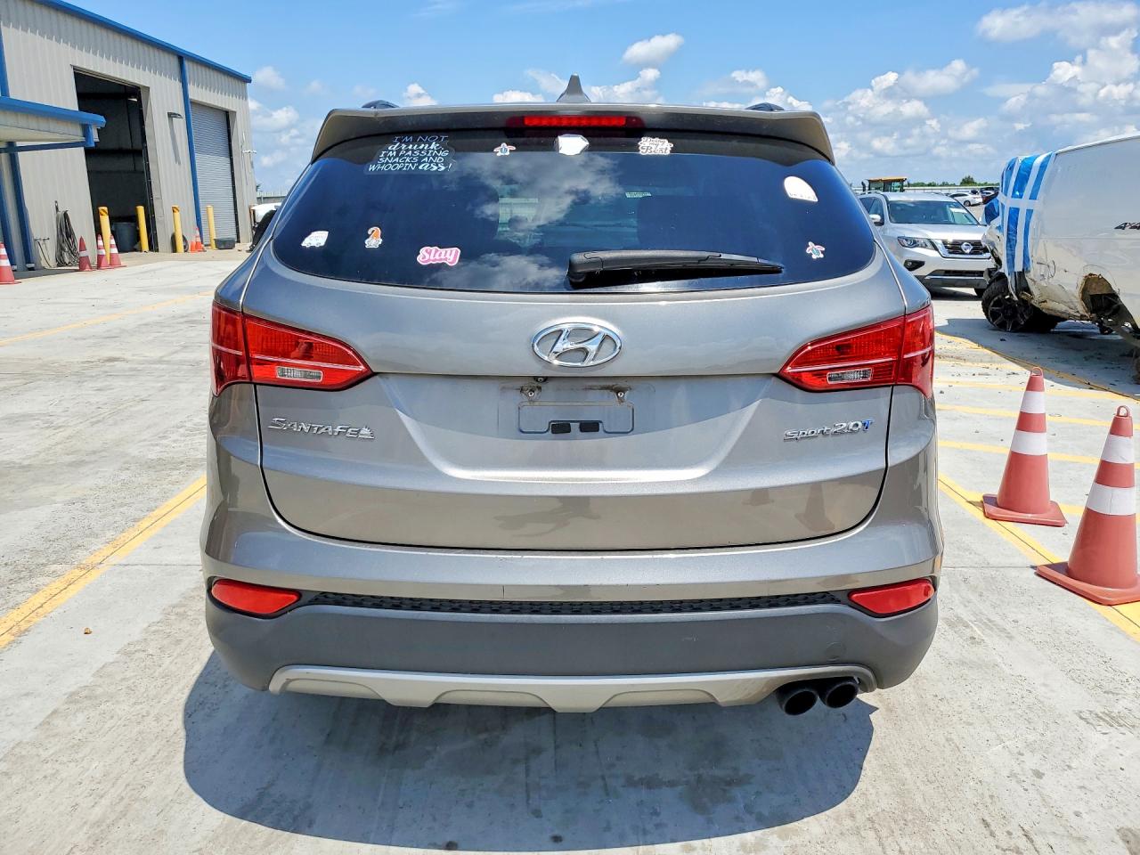 2014 Hyundai Santa Fe Sport 2.0t Gray vin: 5XYZU3LA2EG140716