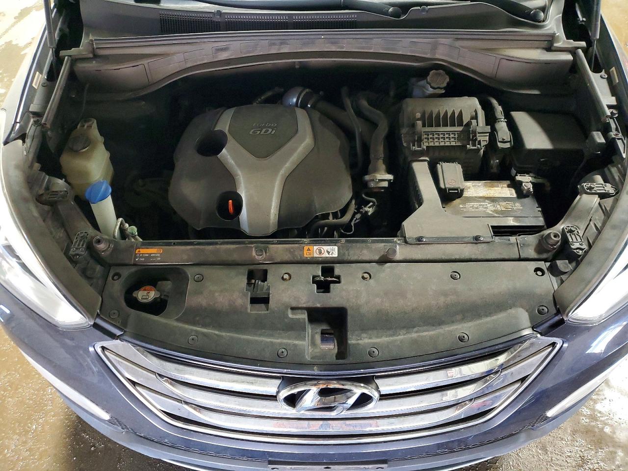 2014 Hyundai Santa Fe Sport 2.0t Синий vin: 5XYZU3LA2EG219450