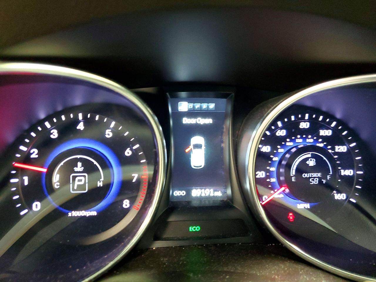2014 Hyundai Santa Fe Sport 2.0t Синий vin: 5XYZU3LA2EG219450