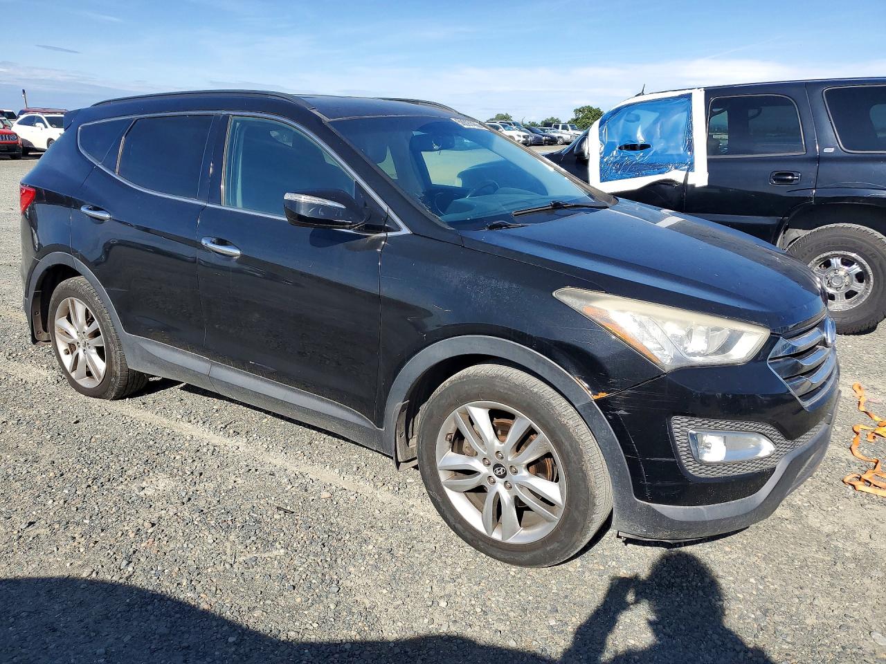 2014 Hyundai Santa Fe Sport 2.0t Черный vin: 5XYZU3LA2EG224177