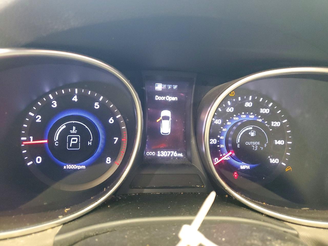 2013 Hyundai Santa Fe Sport 2.0t White vin: 5XYZU3LA3DG048416