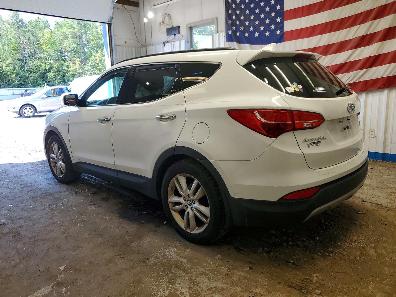 2013 Hyundai Santa Fe Sport 2.0t White vin: 5XYZU3LA3DG048416