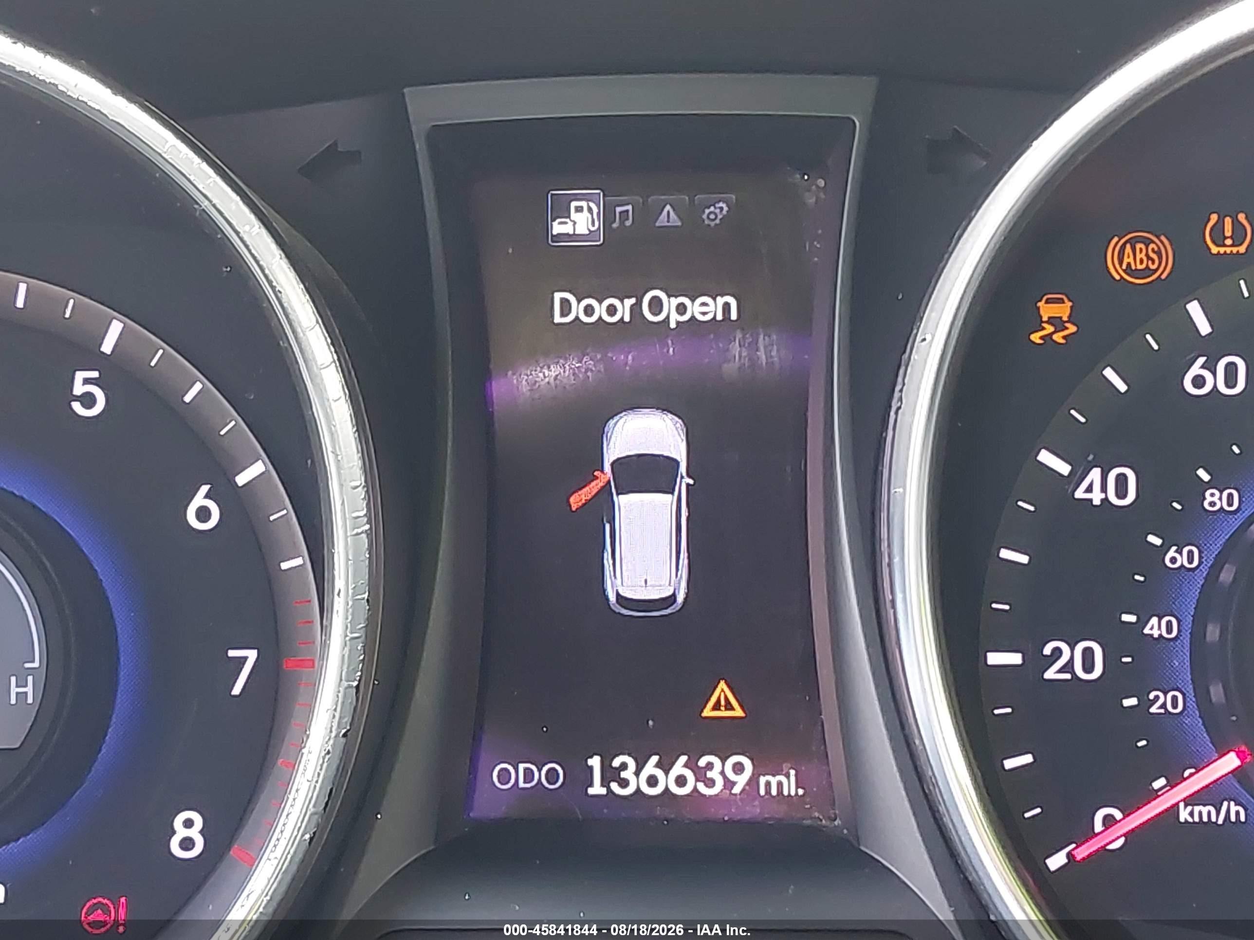 2013 Hyundai Santa Fe Sport 2.0t Оранжевый vin: 5XYZU3LA3DG059996