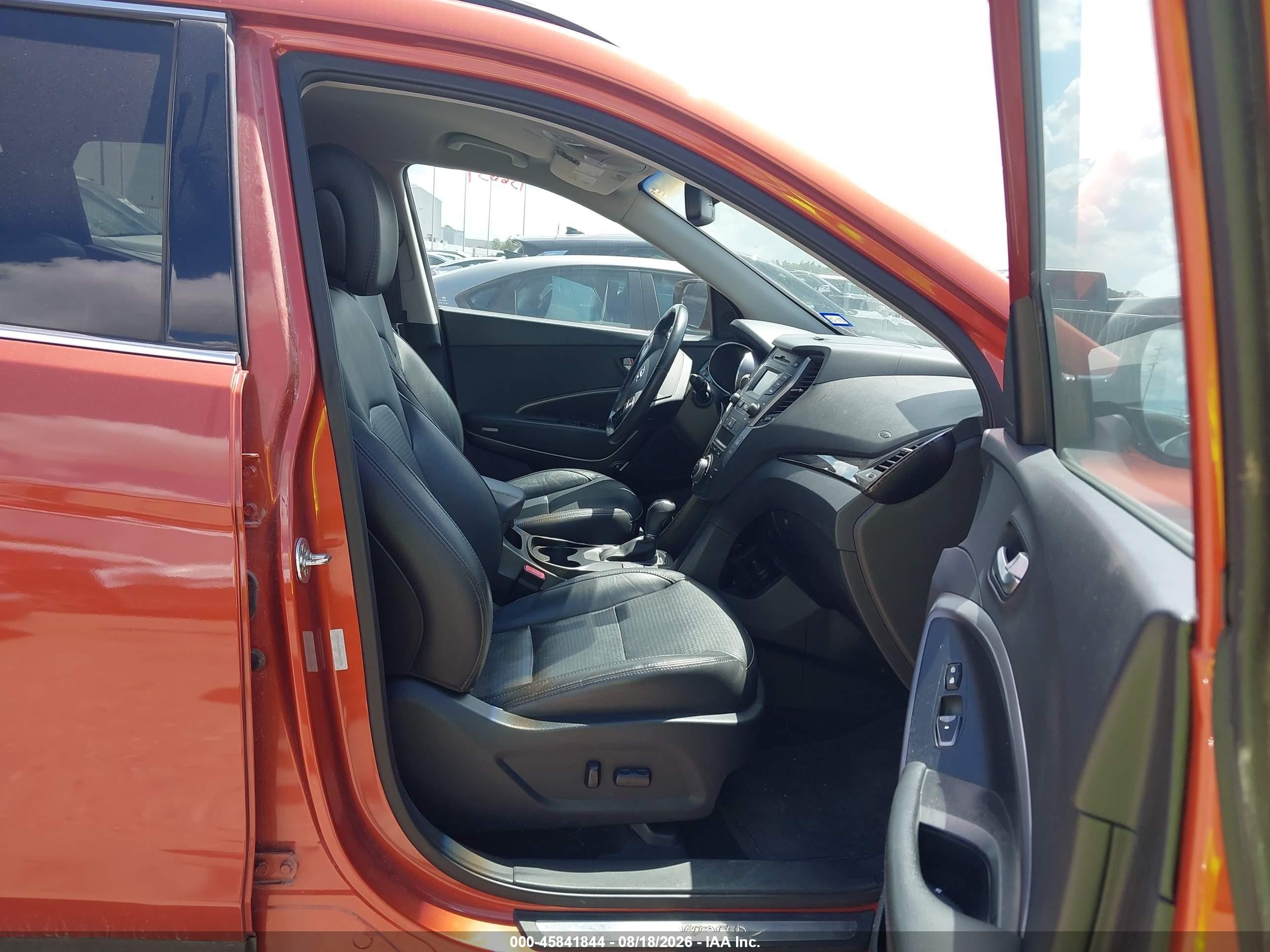 2013 Hyundai Santa Fe Sport 2.0t Оранжевый vin: 5XYZU3LA3DG059996