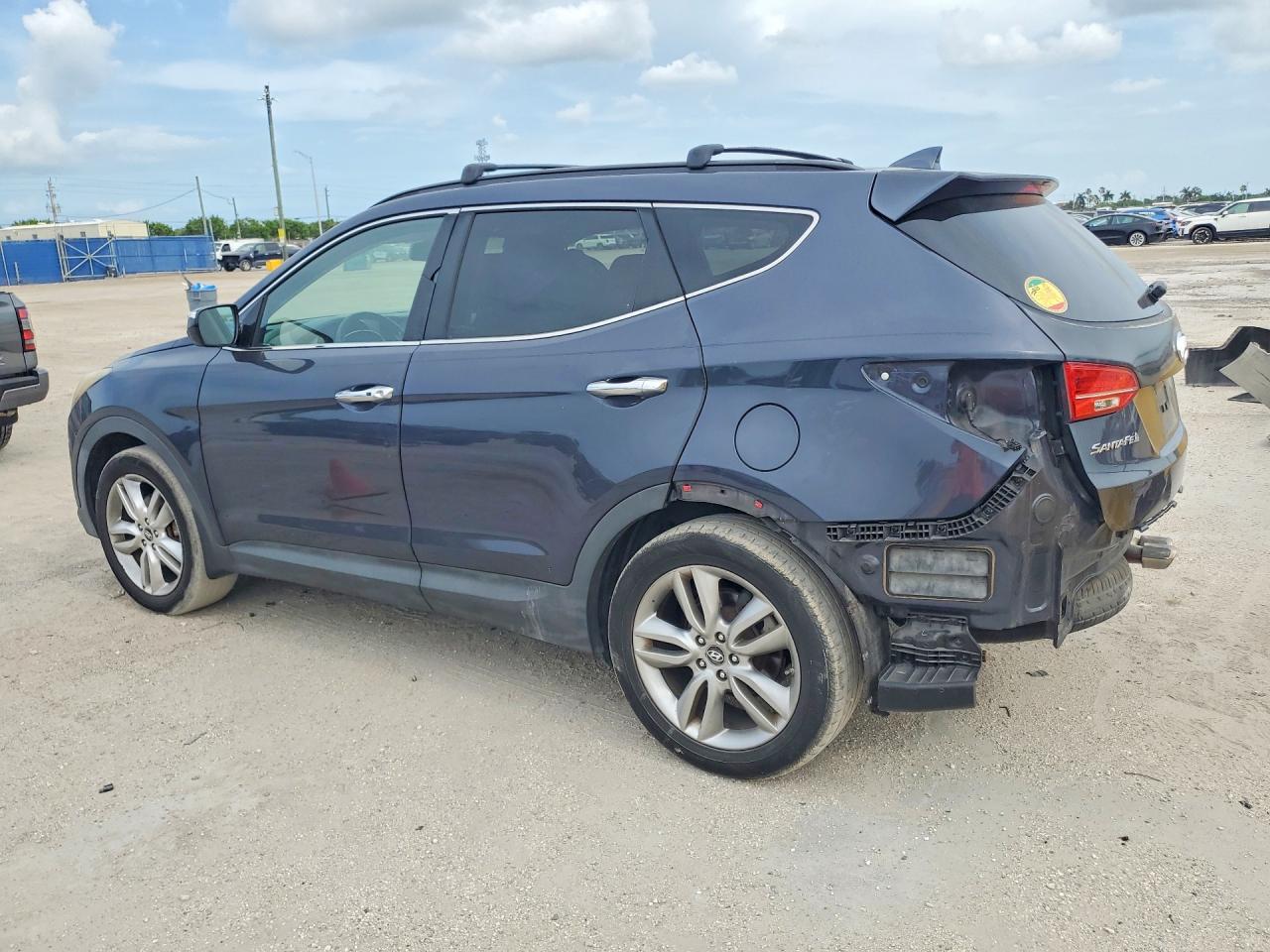 2013 Hyundai Santa Fe Sport 2.0t Blue vin: 5XYZU3LA3DG110784