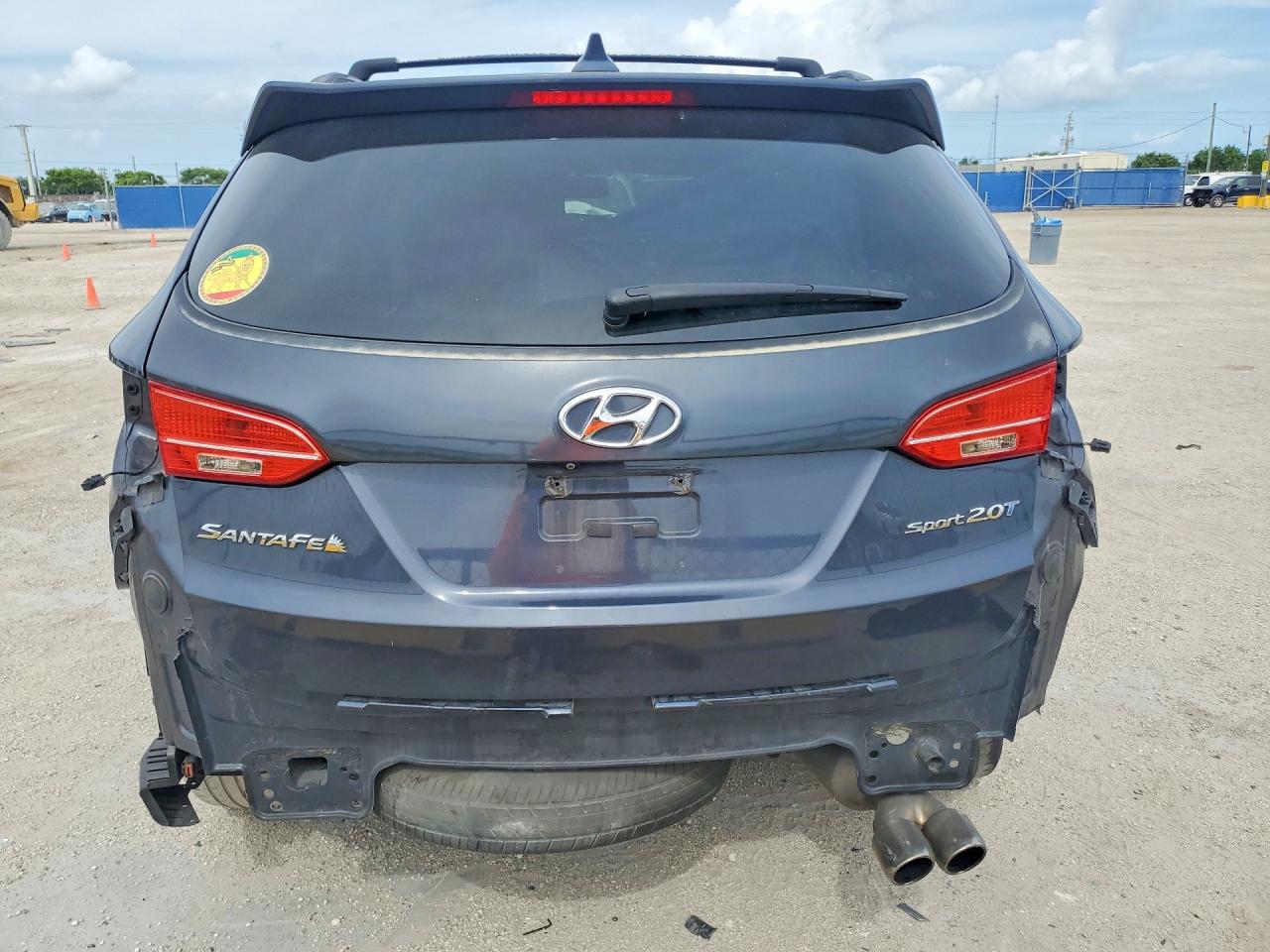 2013 Hyundai Santa Fe Sport 2.0t Blue vin: 5XYZU3LA3DG110784
