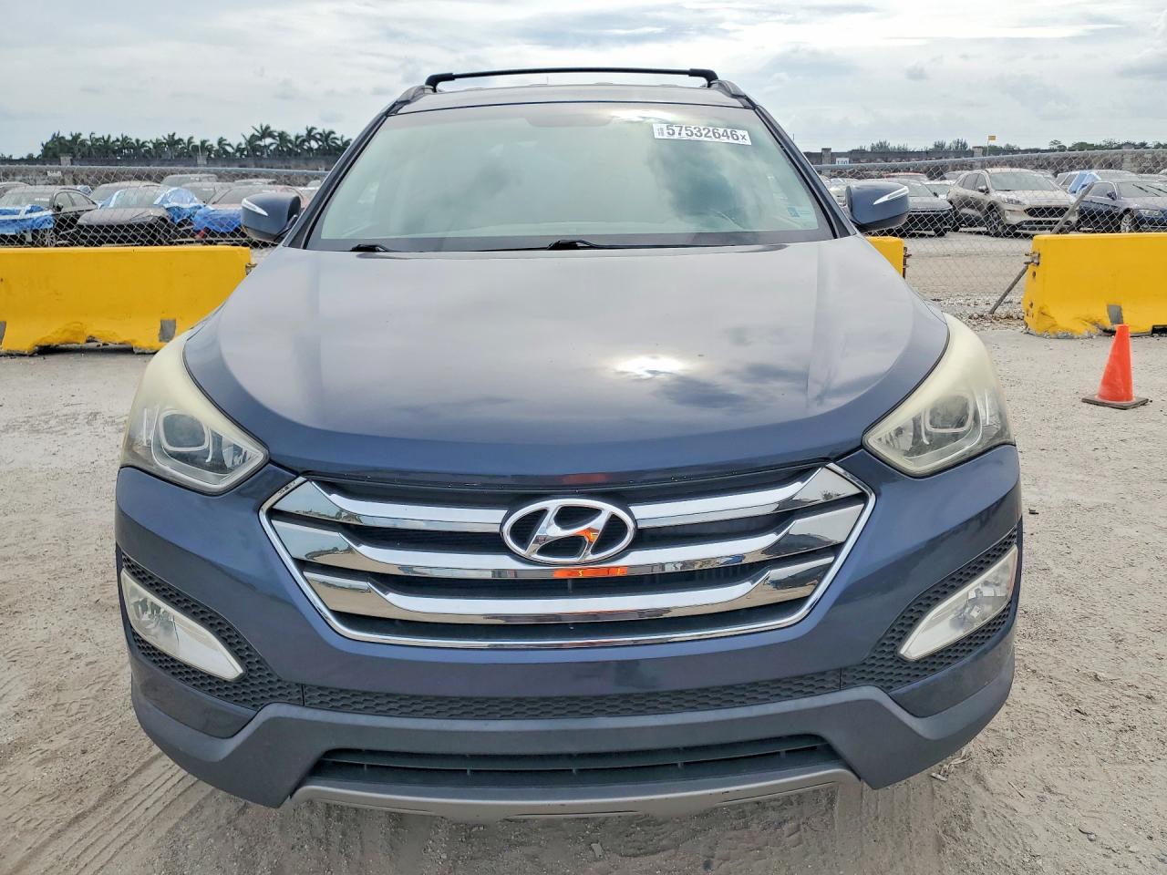 2013 Hyundai Santa Fe Sport 2.0t Blue vin: 5XYZU3LA3DG110784