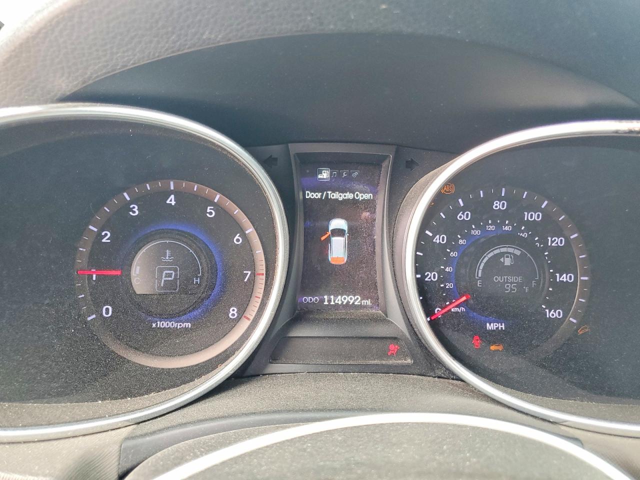 2013 Hyundai Santa Fe Sport 2.0t Blue vin: 5XYZU3LA3DG110784