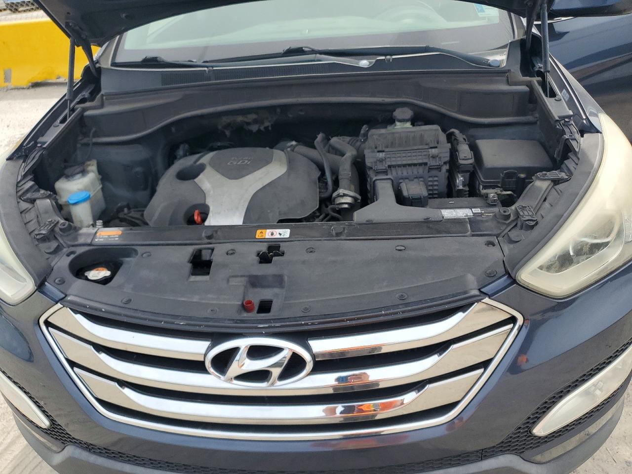 2013 Hyundai Santa Fe Sport 2.0t Blue vin: 5XYZU3LA3DG110784