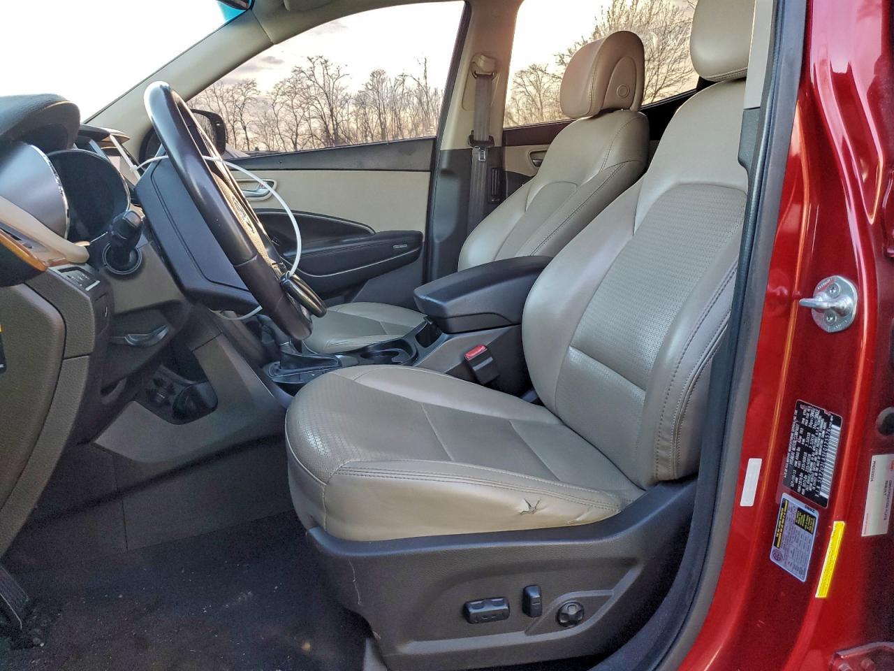 2014 Hyundai Santa Fe Sport 2.0t Red vin: 5XYZU3LA3EG125576