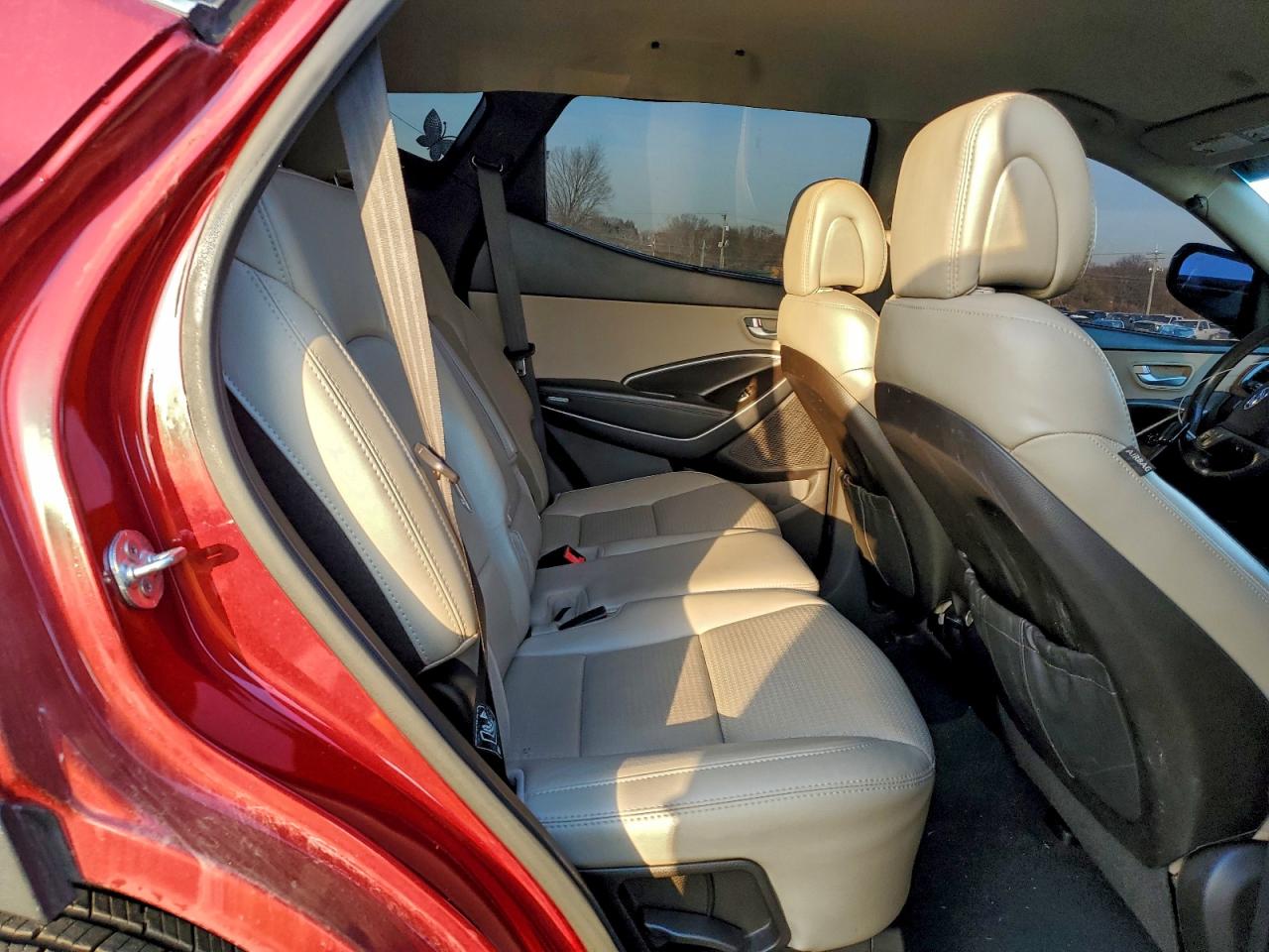 2014 Hyundai Santa Fe Sport 2.0t Red vin: 5XYZU3LA3EG125576