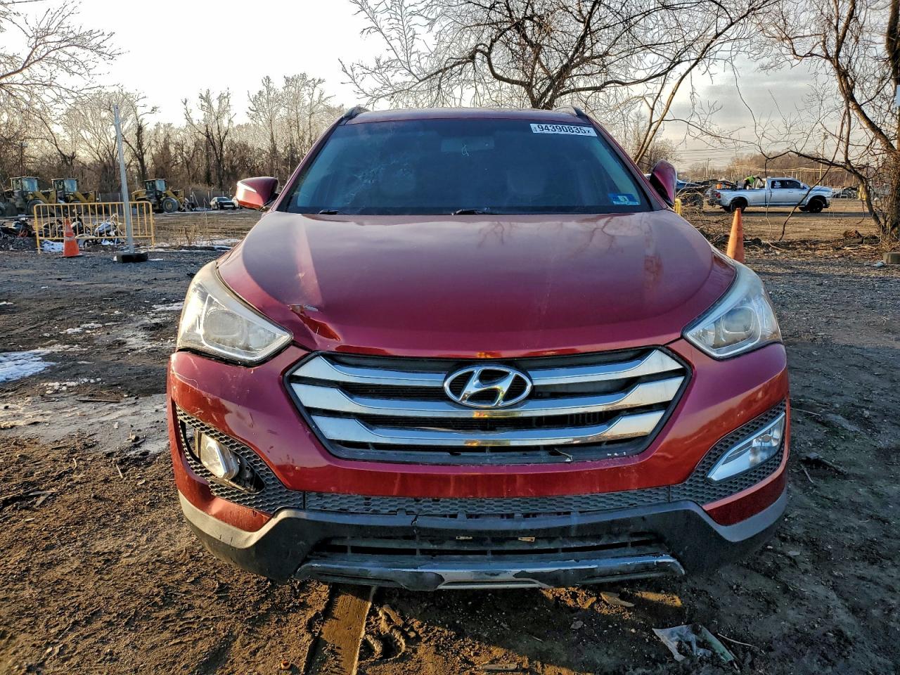 2014 Hyundai Santa Fe Sport 2.0t Red vin: 5XYZU3LA3EG125576