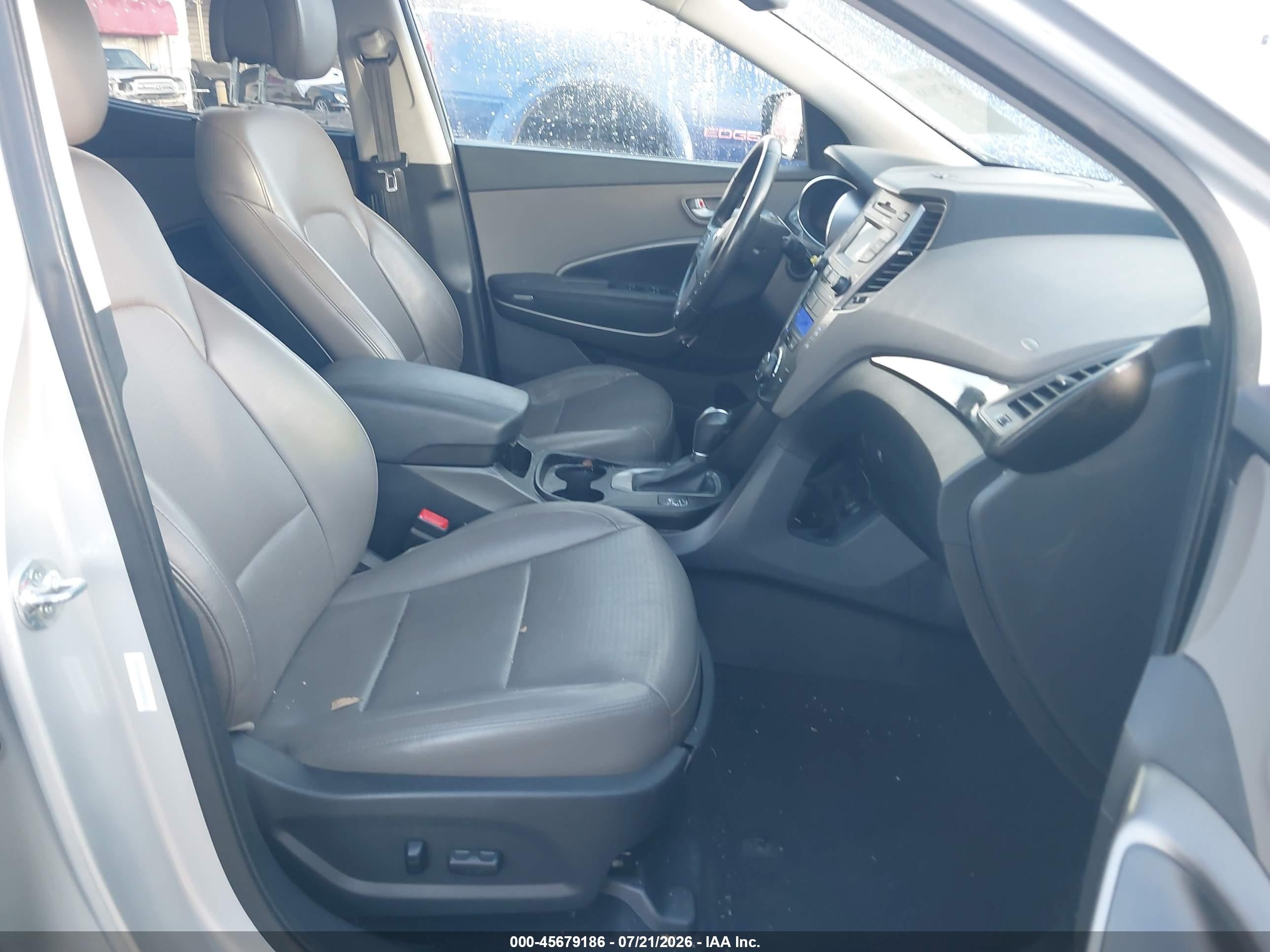 2014 Hyundai Santa Fe Sport 2.0l Turbo Silver vin: 5XYZU3LA3EG160361