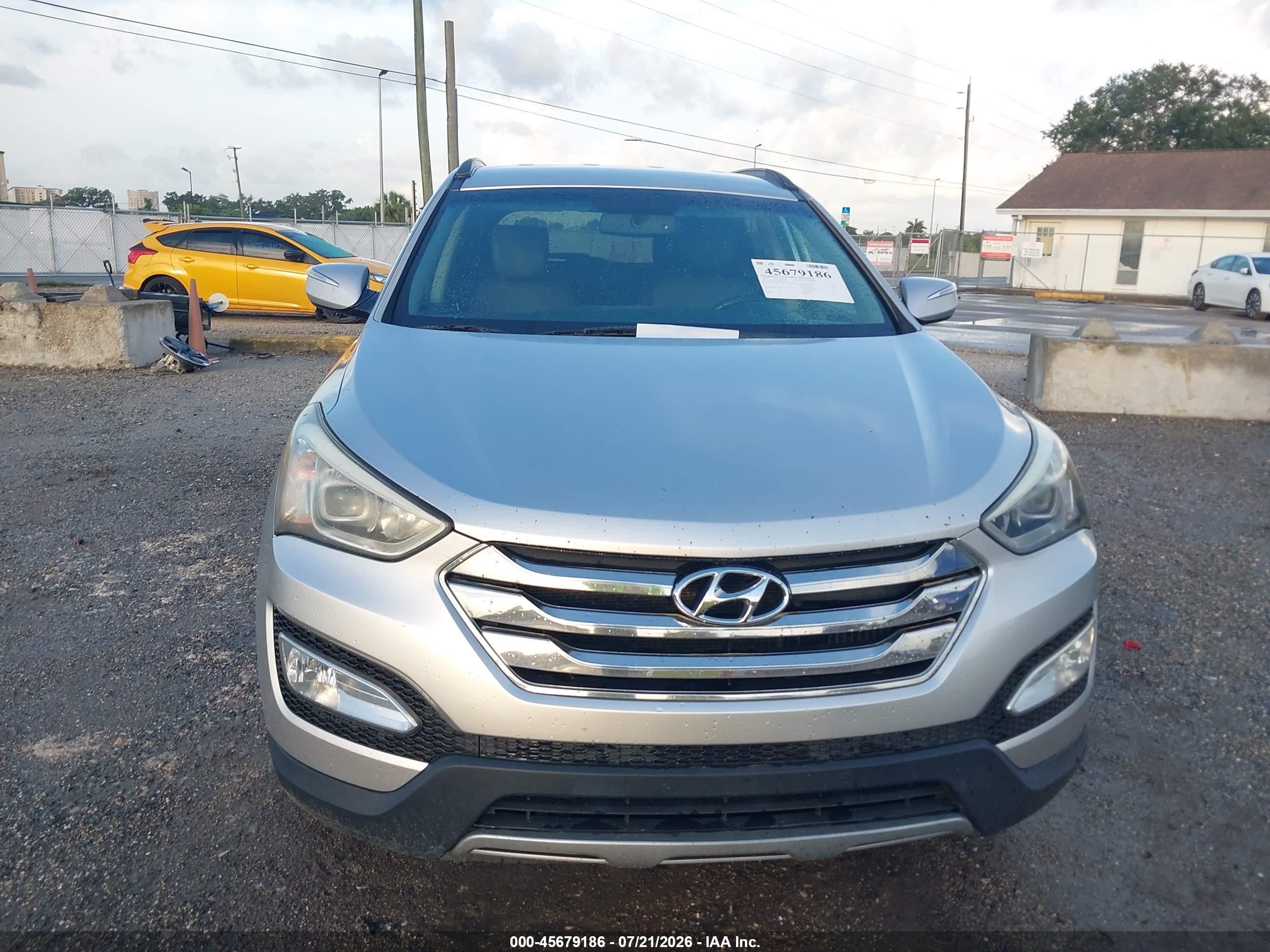 2014 Hyundai Santa Fe Sport 2.0l Turbo Silver vin: 5XYZU3LA3EG160361