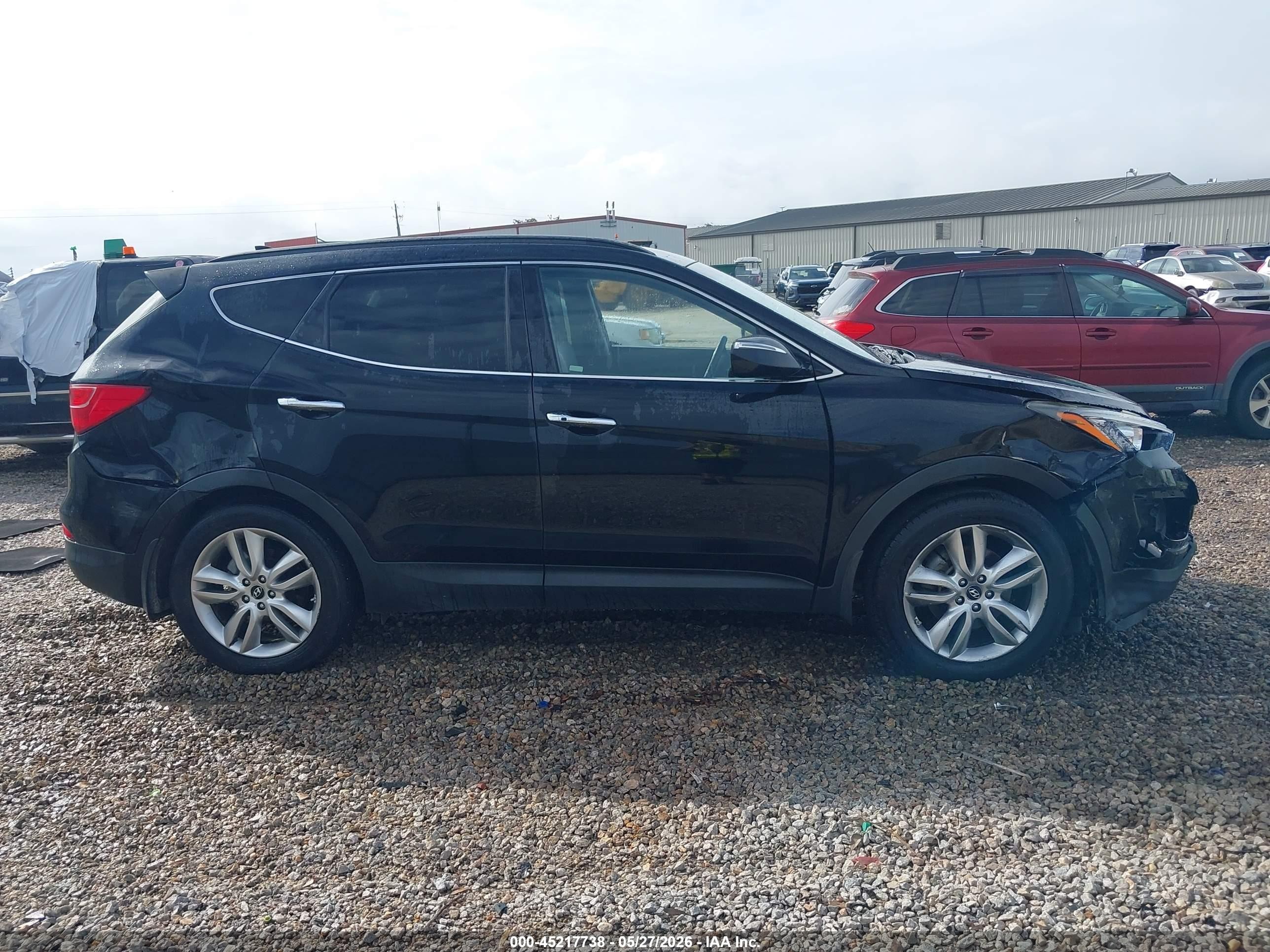 2014 Hyundai Santa Fe Sport 2.0l Turbo Black vin: 5XYZU3LA3EG178049