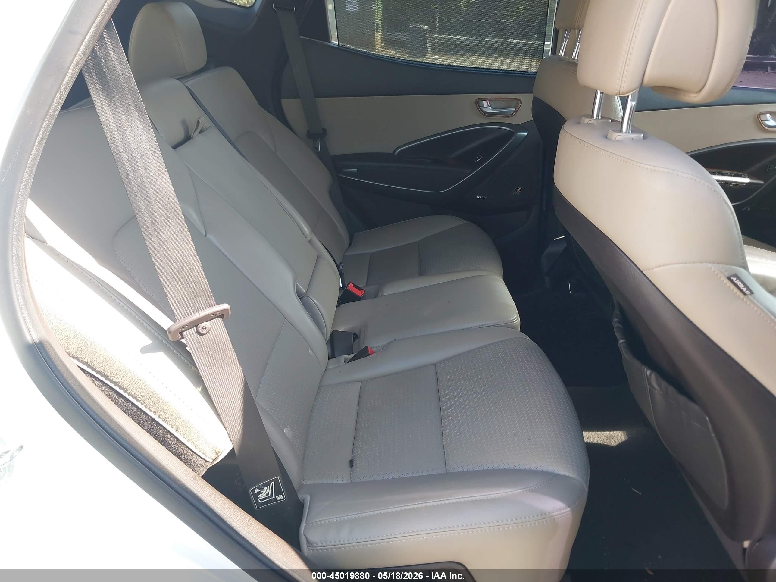 2014 Hyundai Santa Fe Sport 2.0l Turbo White vin: 5XYZU3LA3EG189181