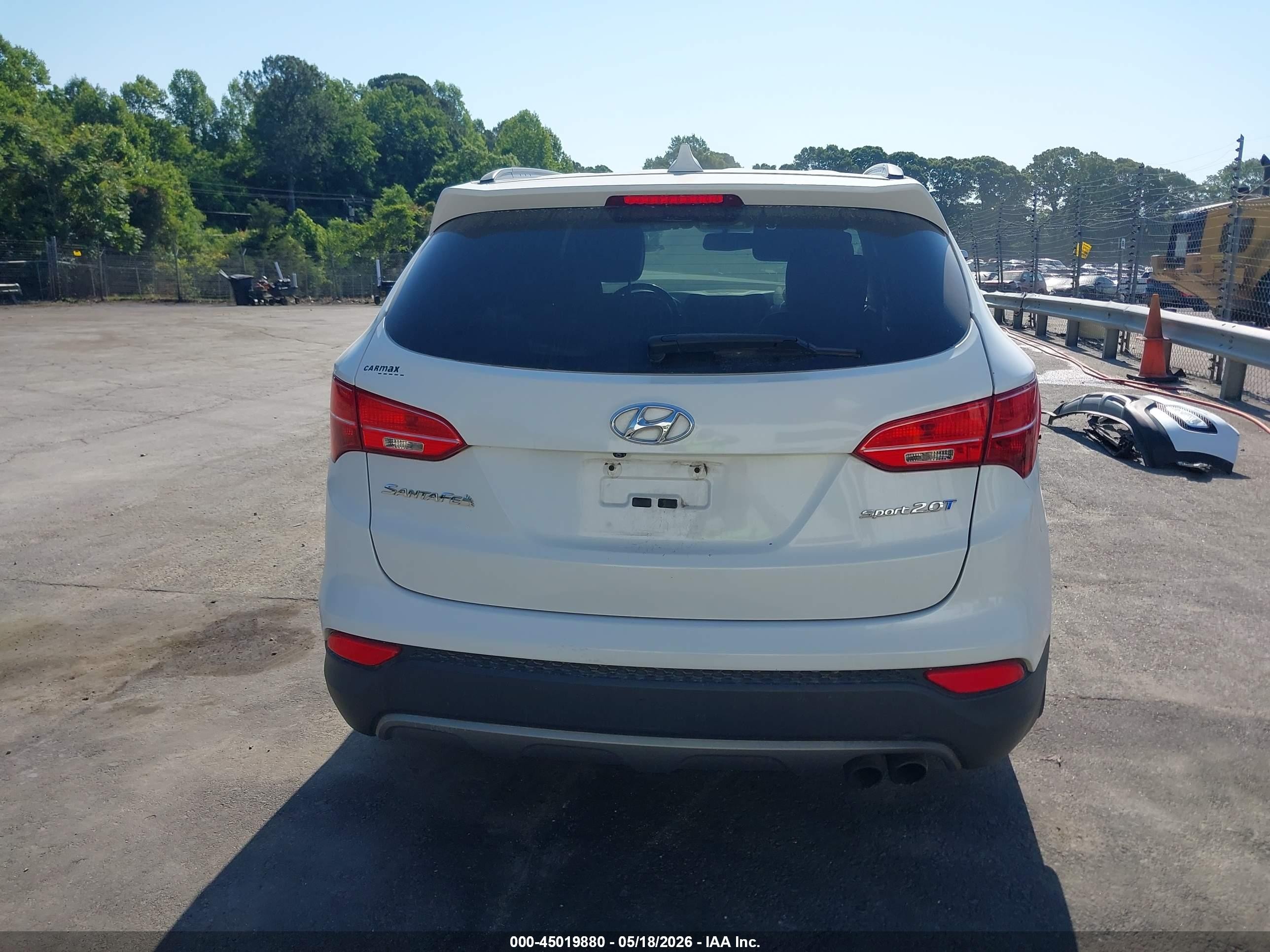 2014 Hyundai Santa Fe Sport 2.0l Turbo White vin: 5XYZU3LA3EG189181
