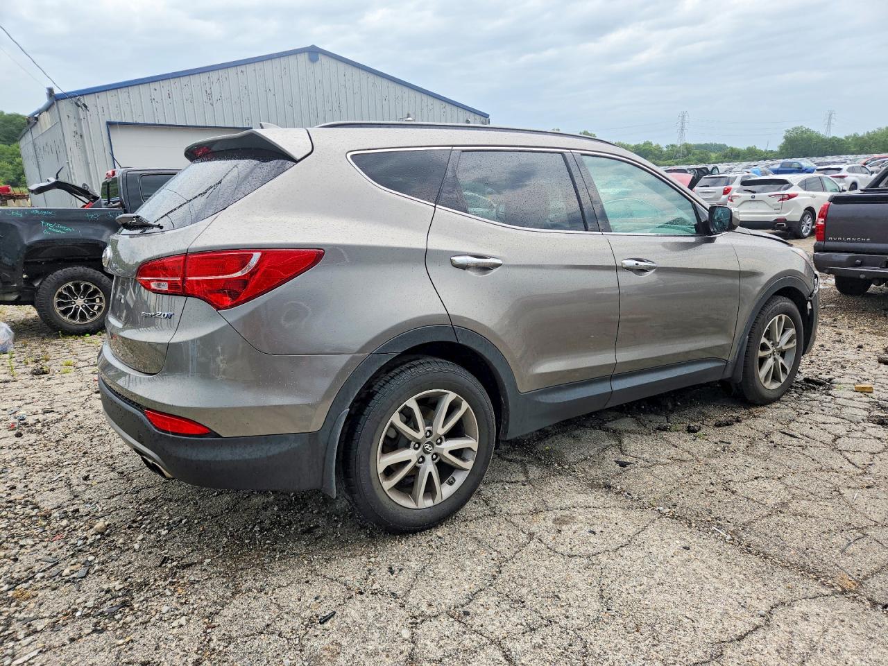 2014 Hyundai Santa Fe Sport 2.0t Gray vin: 5XYZU3LA3EG196194