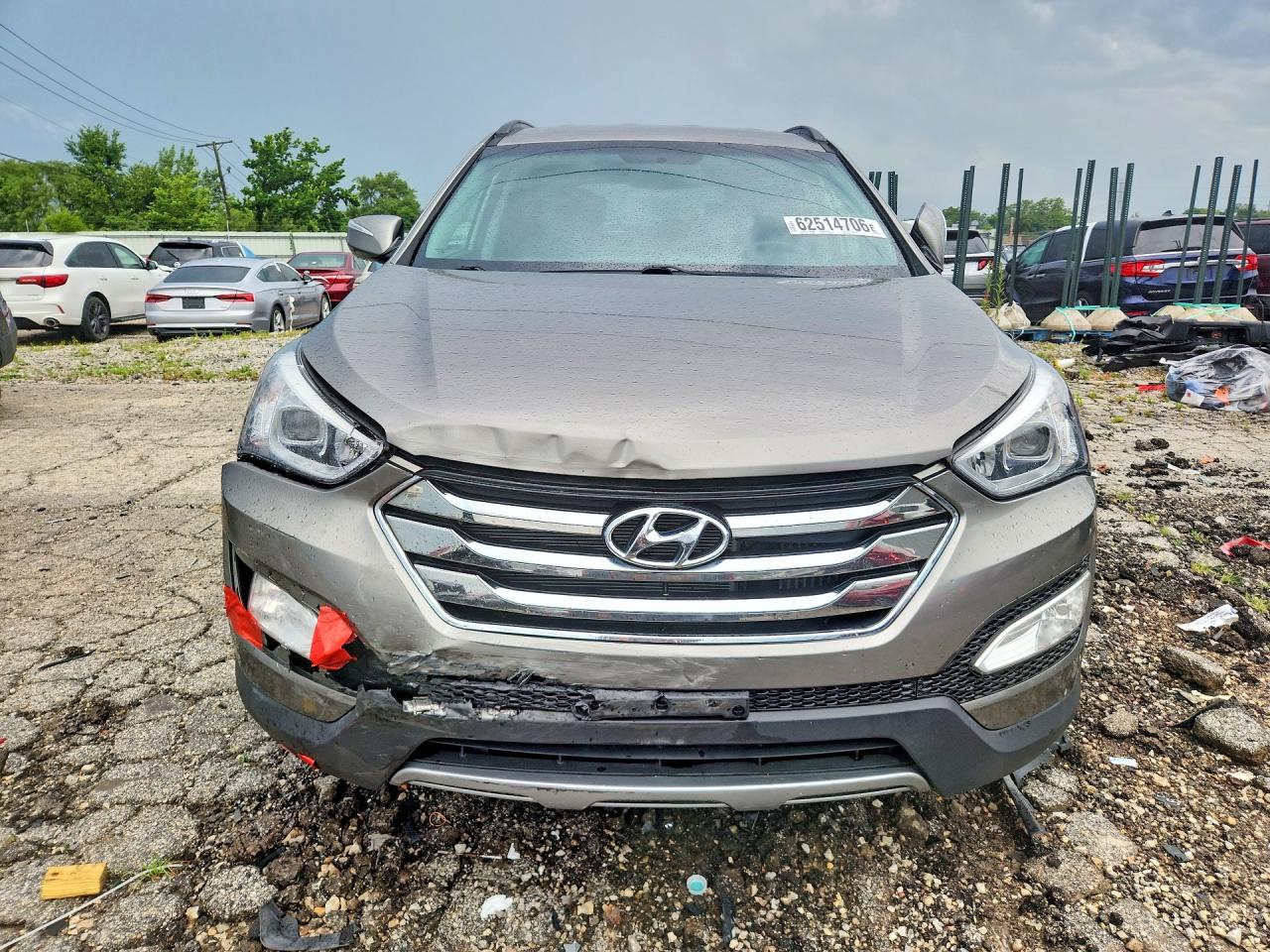 2014 Hyundai Santa Fe Sport 2.0t Gray vin: 5XYZU3LA3EG196194