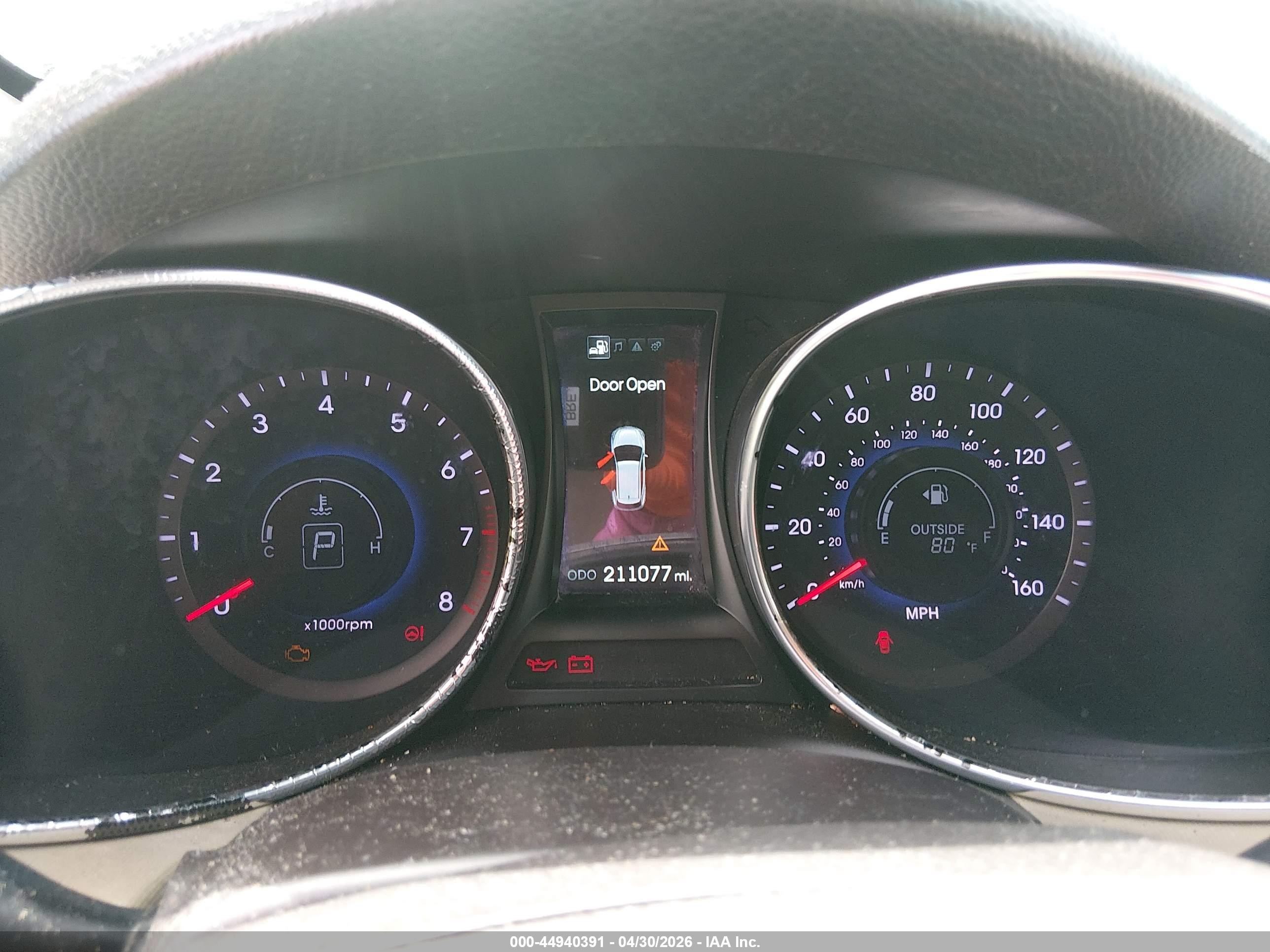 2014 Hyundai Santa Fe Sport 2.0l Turbo Gray vin: 5XYZU3LA3EG204875