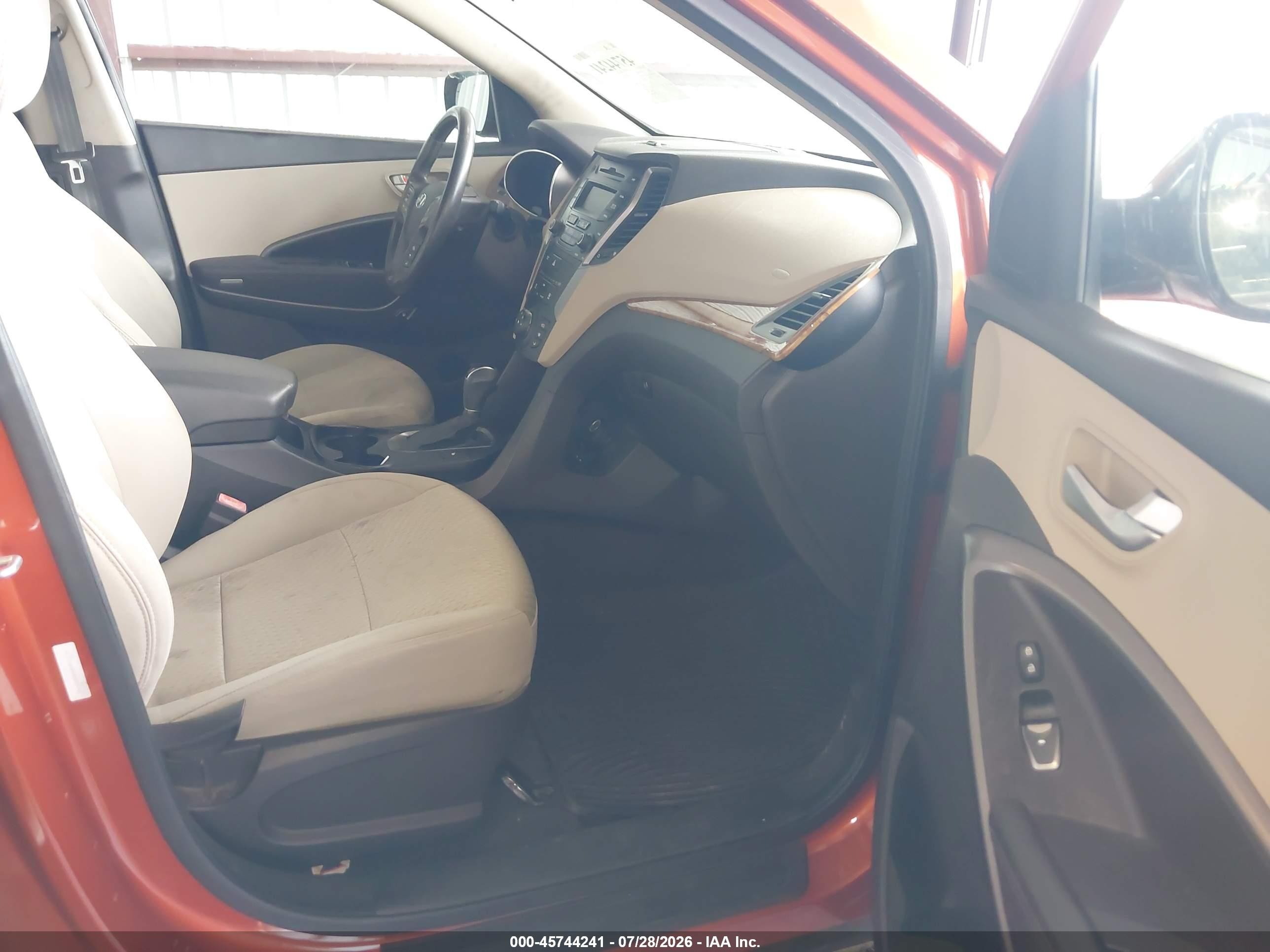 2013 Hyundai Santa Fe Sport 2.0t Orange vin: 5XYZU3LA4DG006448