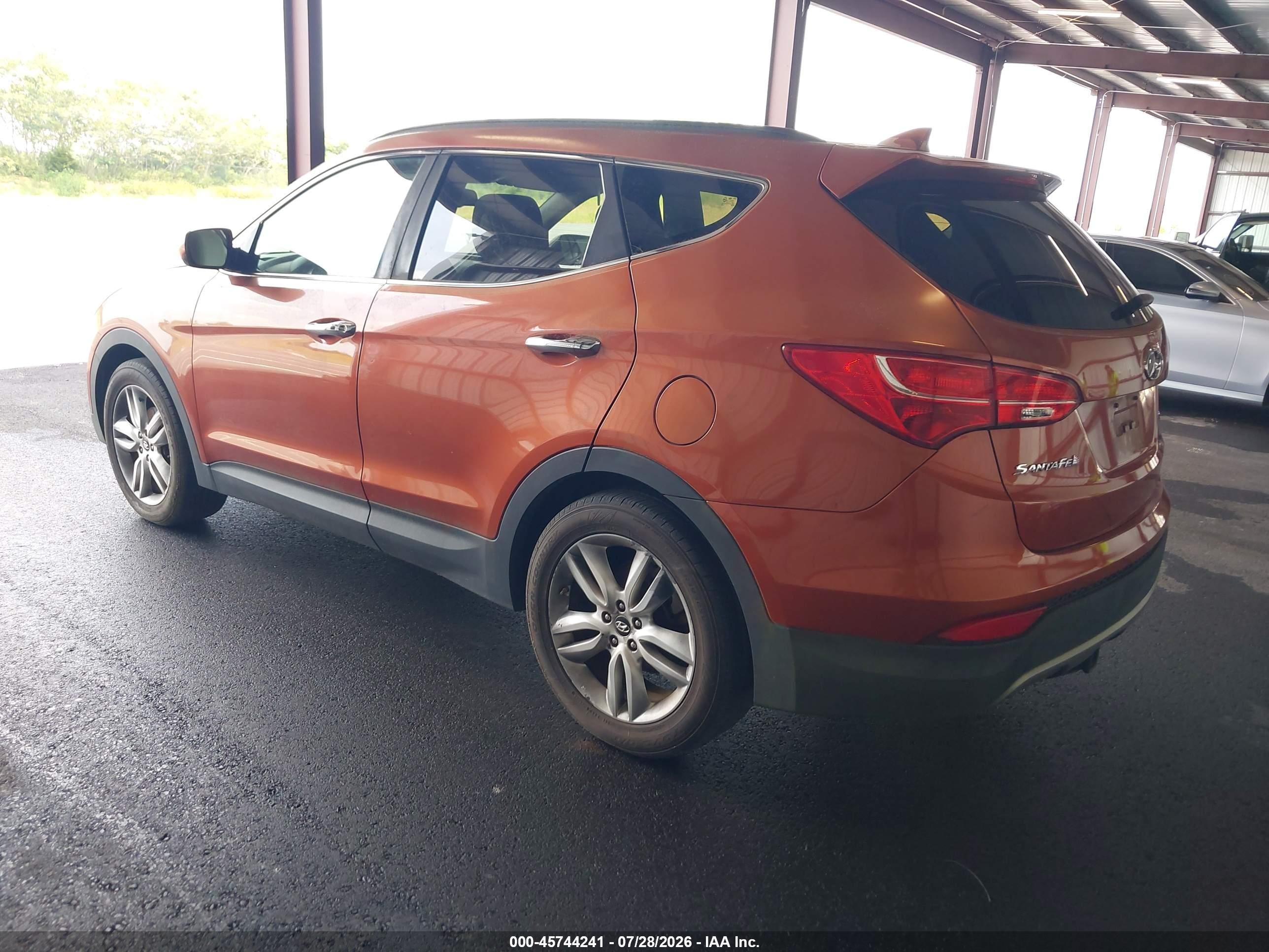 2013 Hyundai Santa Fe Sport 2.0t Orange vin: 5XYZU3LA4DG006448