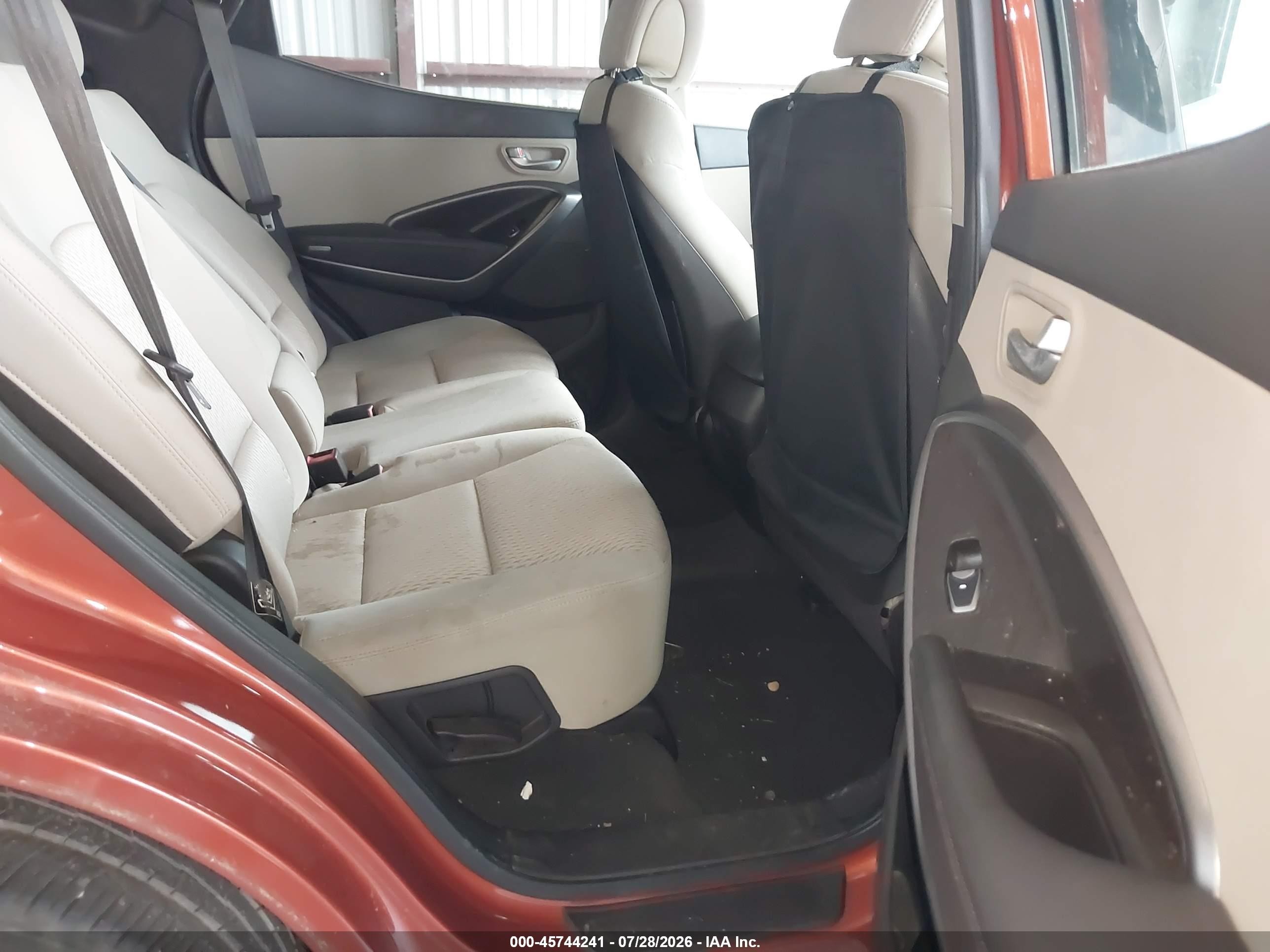 2013 Hyundai Santa Fe Sport 2.0t Orange vin: 5XYZU3LA4DG006448