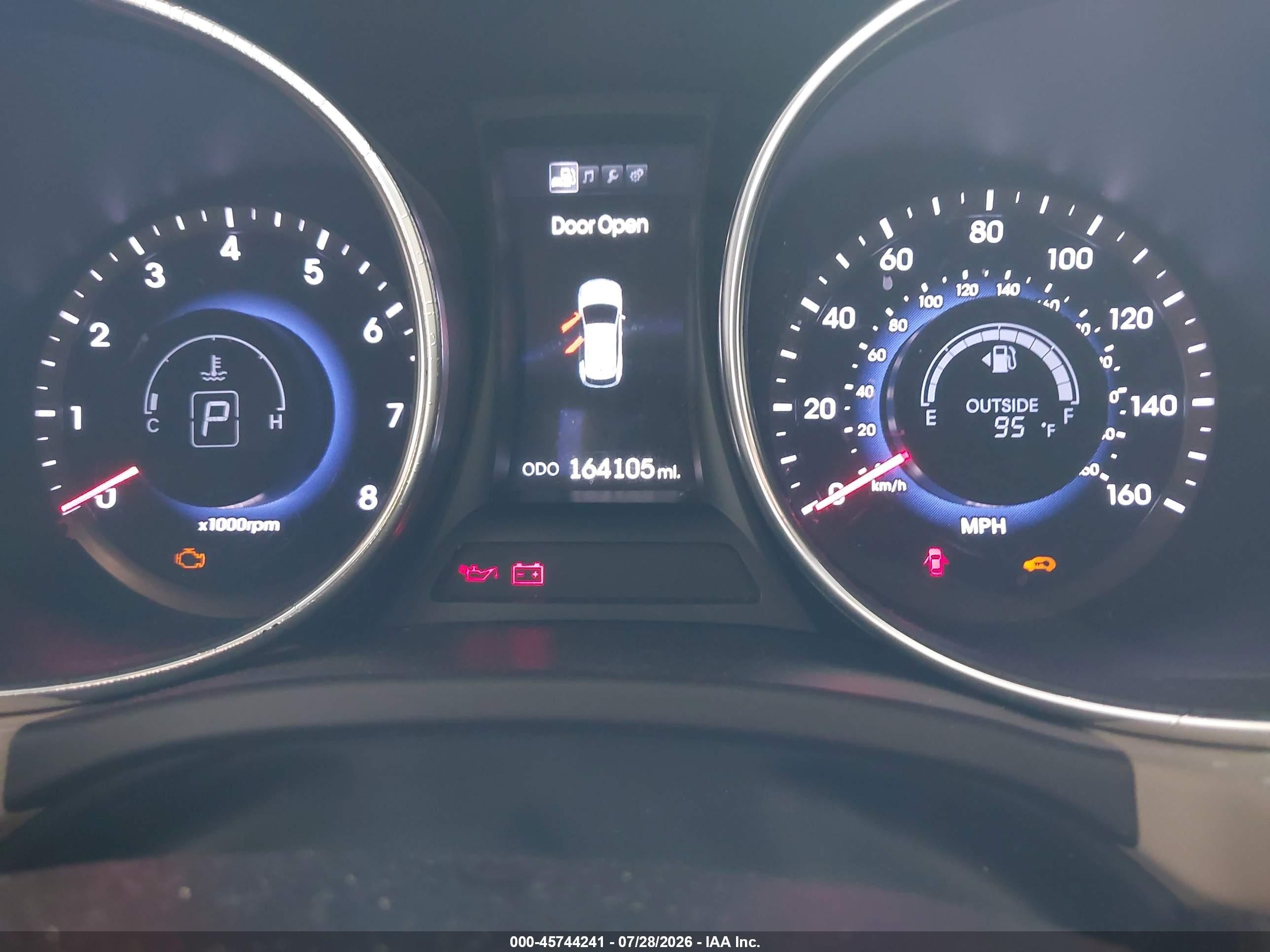 2013 Hyundai Santa Fe Sport 2.0t Orange vin: 5XYZU3LA4DG006448