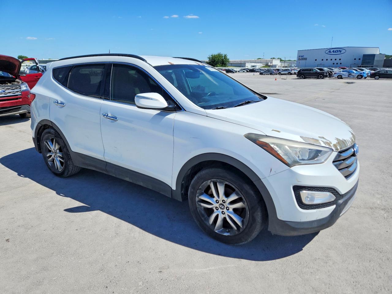 2013 Hyundai Santa Fe Sport 2.0t White vin: 5XYZU3LA4DG011763