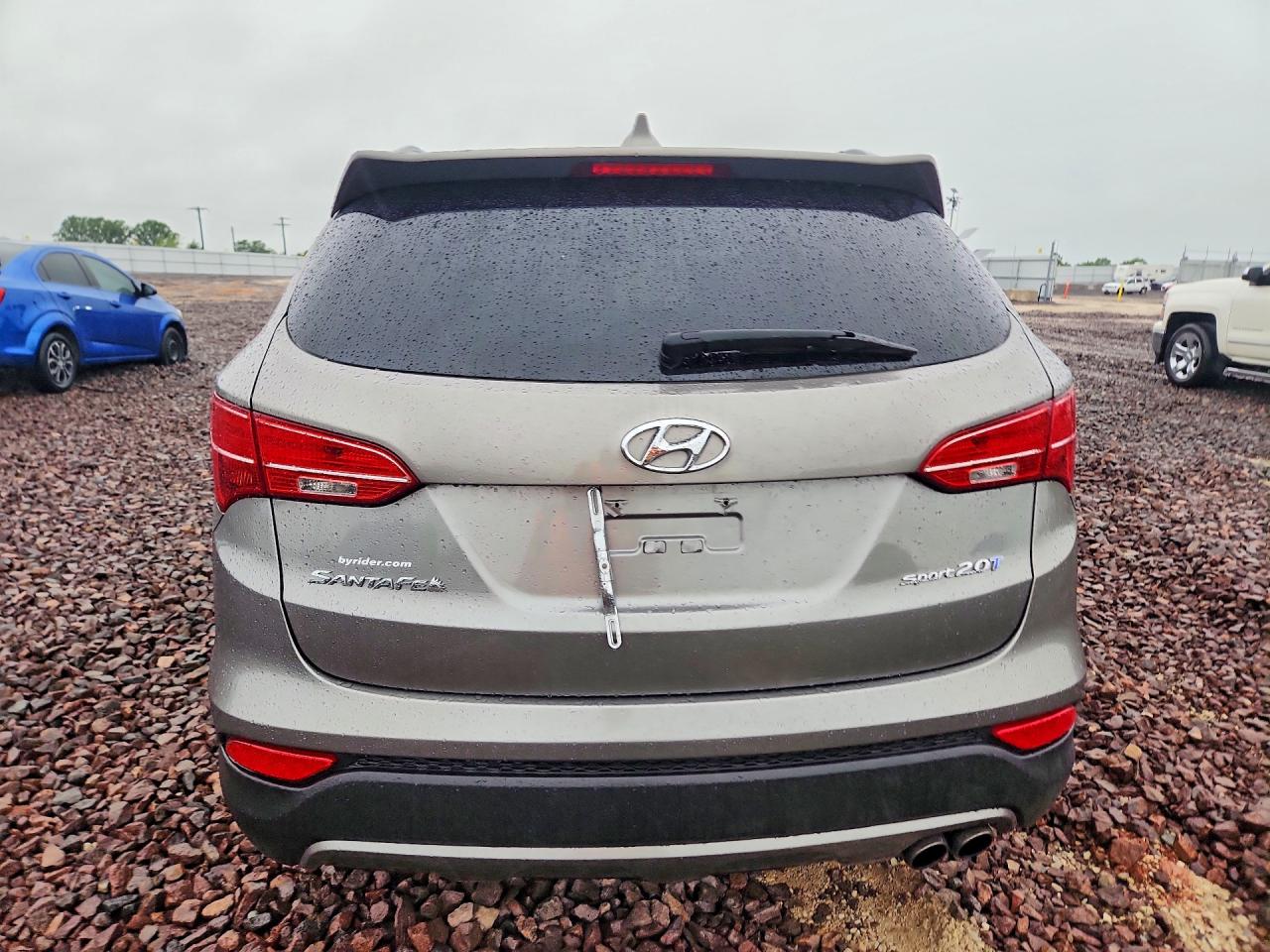 2013 Hyundai Santa Fe Sport 2.0t Gray vin: 5XYZU3LA4DG045279