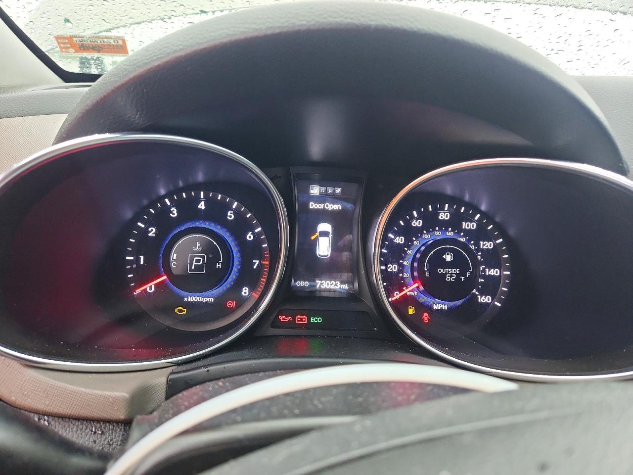 2013 Hyundai Santa Fe Sport 2.0t Gray vin: 5XYZU3LA4DG045279
