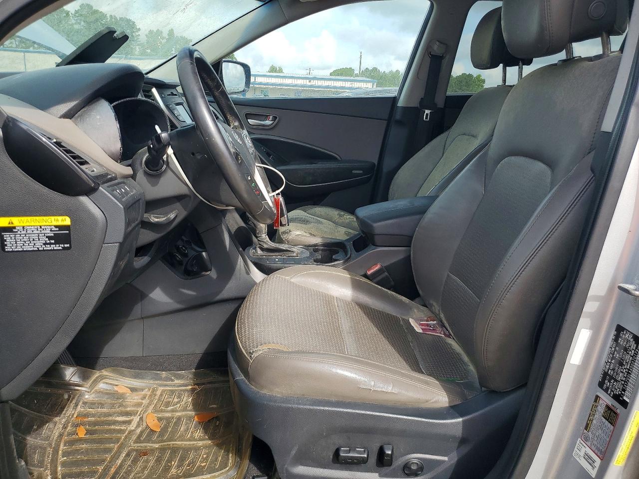 2013 Hyundai Santa Fe Sport 2.0t Silver vin: 5XYZU3LA4DG070179