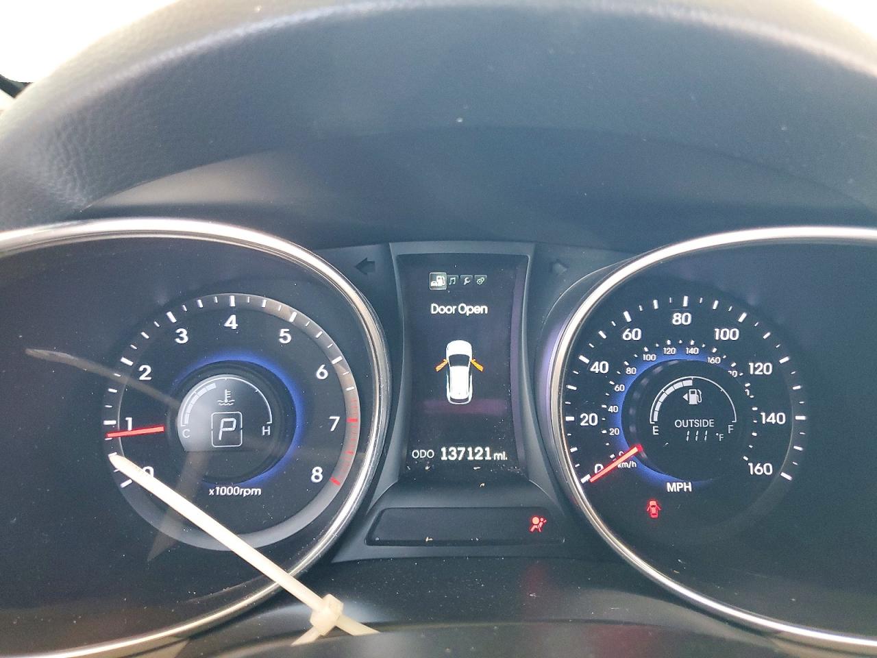 2013 Hyundai Santa Fe Sport 2.0t Gray vin: 5XYZU3LA4DG072742