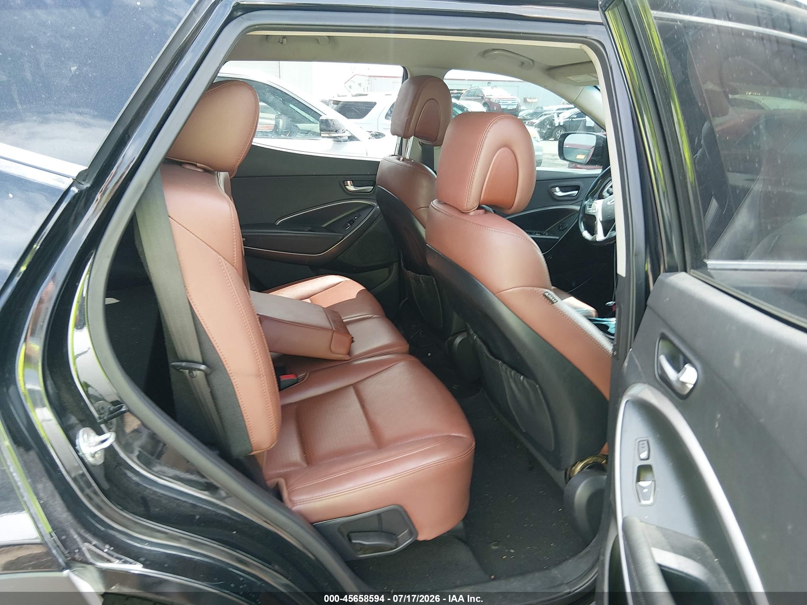 2013 Hyundai Santa Fe Sport 2.0t Черный vin: 5XYZU3LA4DG087208