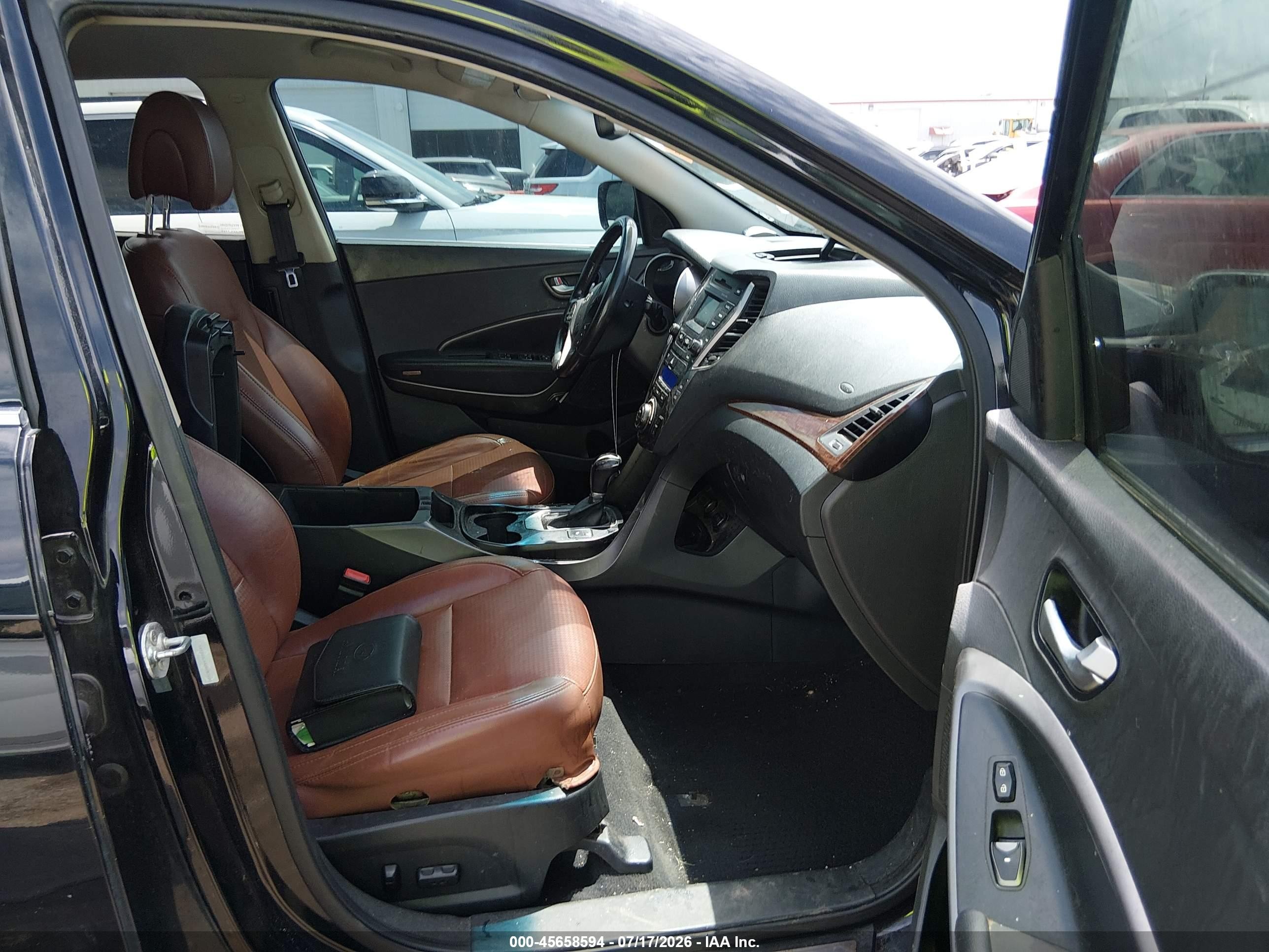 2013 Hyundai Santa Fe Sport 2.0t Черный vin: 5XYZU3LA4DG087208