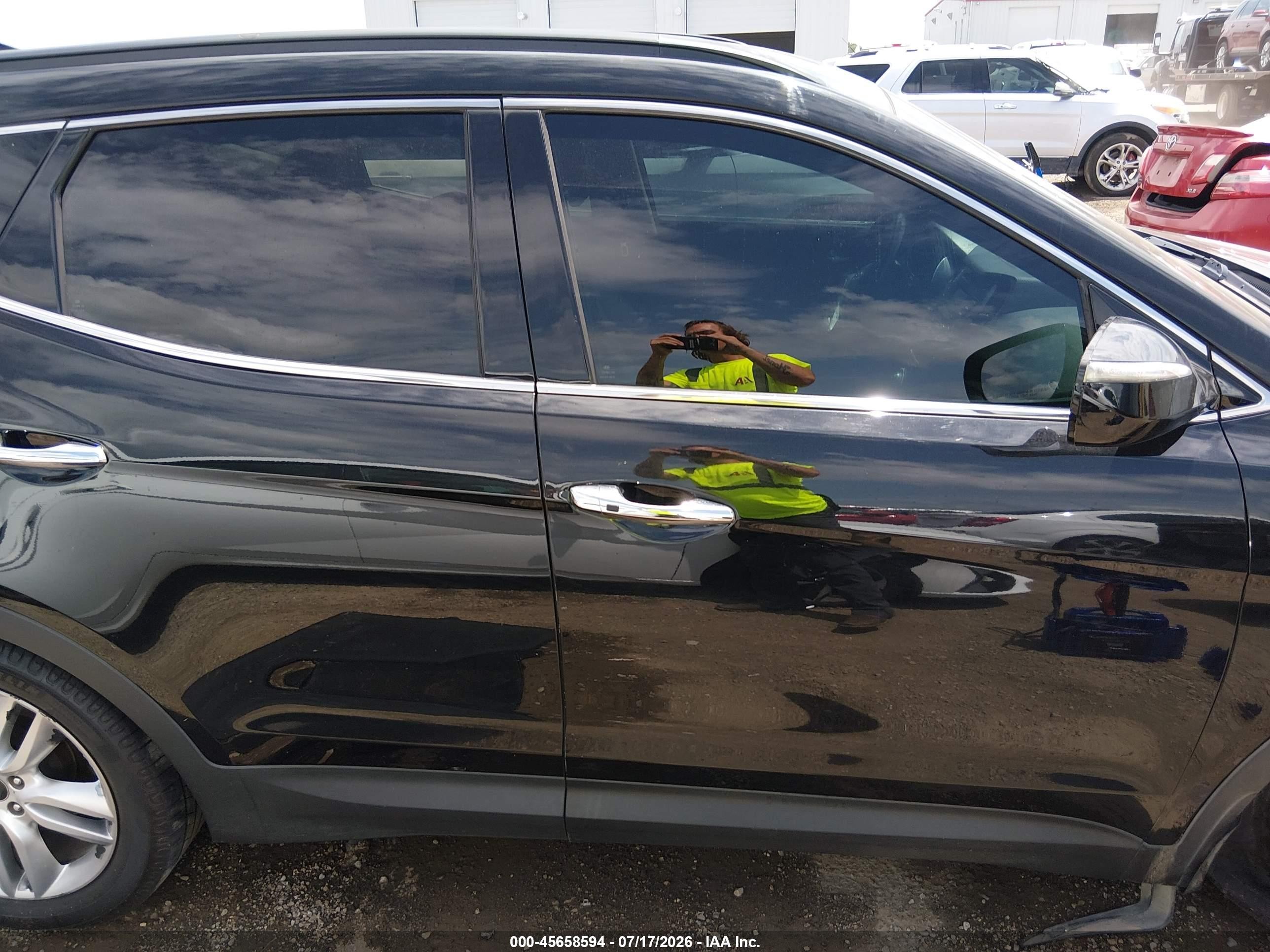 2013 Hyundai Santa Fe Sport 2.0t Черный vin: 5XYZU3LA4DG087208
