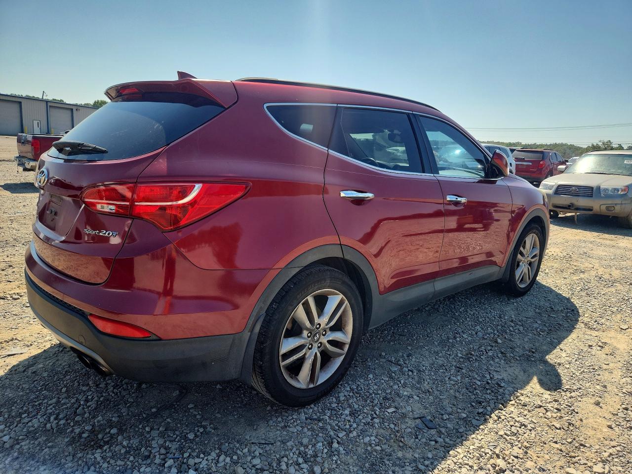 2013 Hyundai Santa Fe Sport 2.0t Burgundy vin: 5XYZU3LA4DG089623