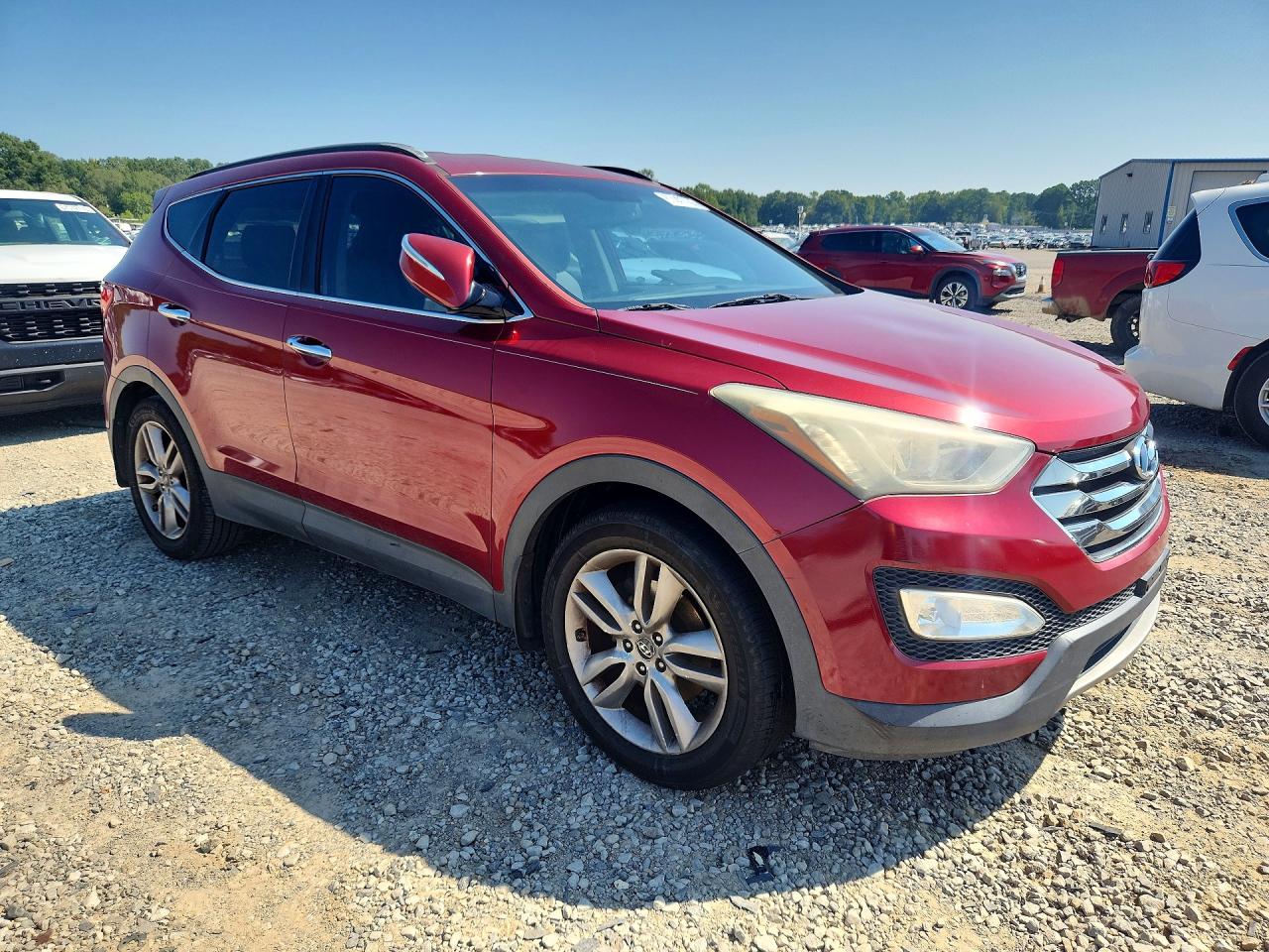 2013 Hyundai Santa Fe Sport 2.0t Burgundy vin: 5XYZU3LA4DG089623