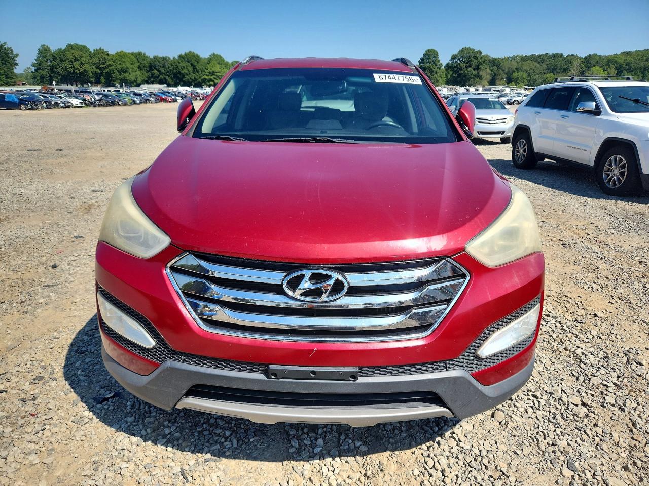 2013 Hyundai Santa Fe Sport 2.0t Burgundy vin: 5XYZU3LA4DG089623