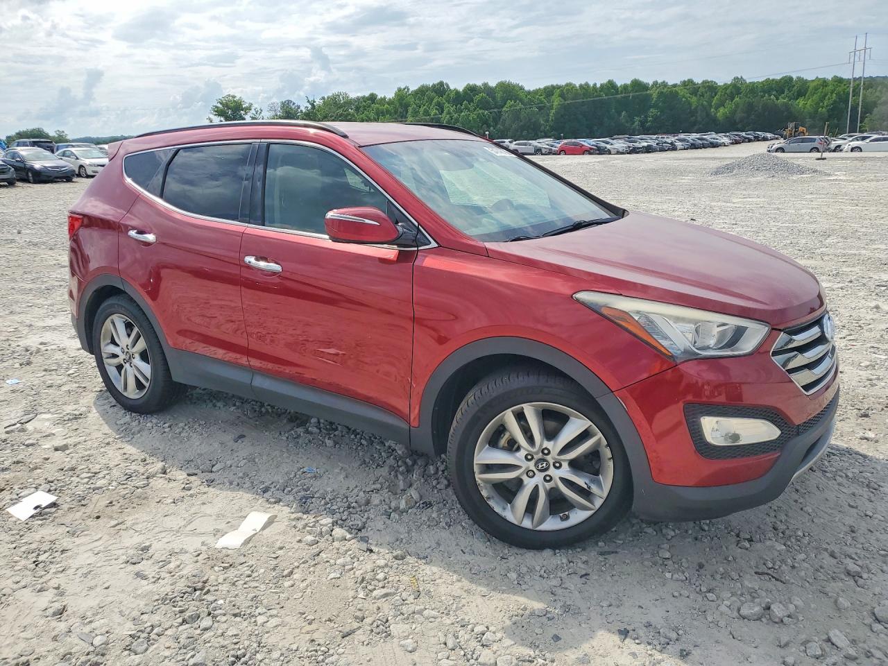 2013 Hyundai Santa Fe Sport Red vin: 5XYZU3LA4DG112706