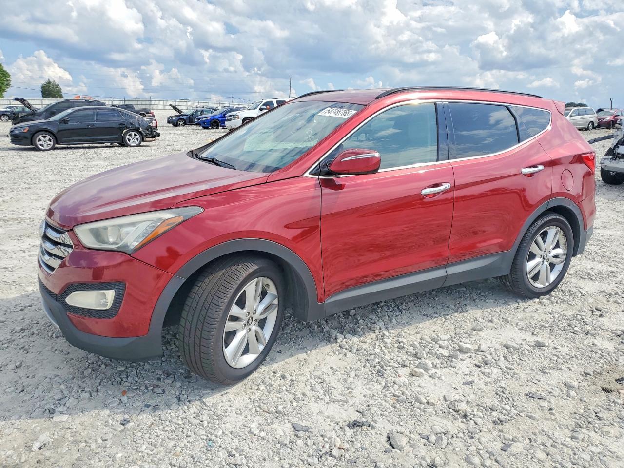 2013 Hyundai Santa Fe Sport Red vin: 5XYZU3LA4DG112706