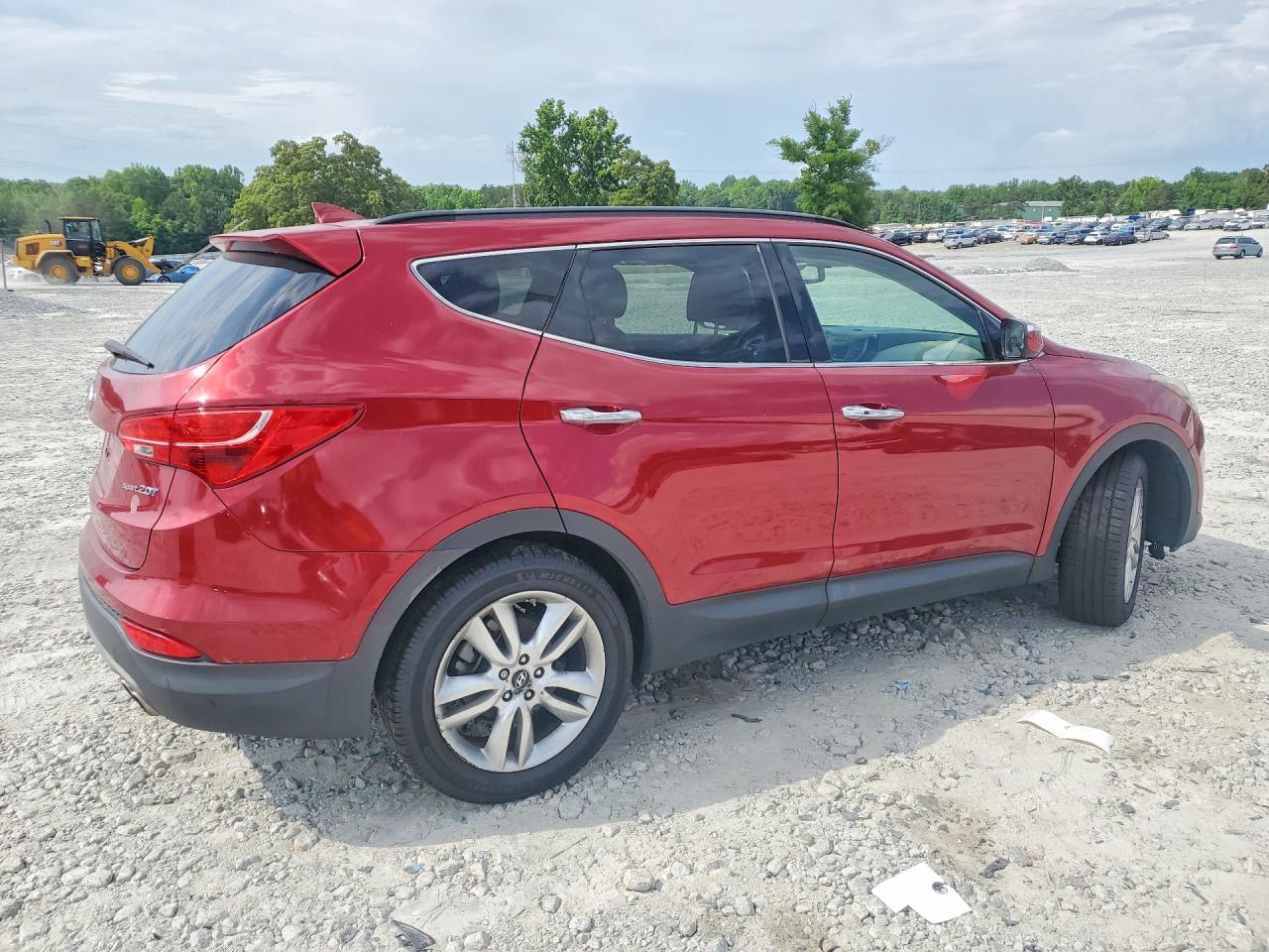 2013 Hyundai Santa Fe Sport Red vin: 5XYZU3LA4DG112706
