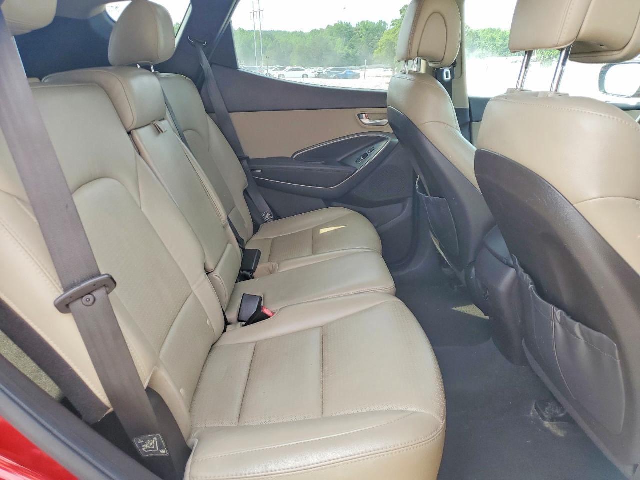 2013 Hyundai Santa Fe Sport Red vin: 5XYZU3LA4DG112706