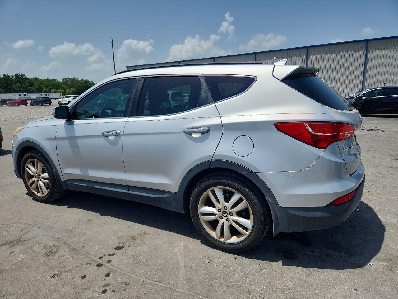 2014 Hyundai Santa Fe Sport 2.0t Silver vin: 5XYZU3LA4EG159946