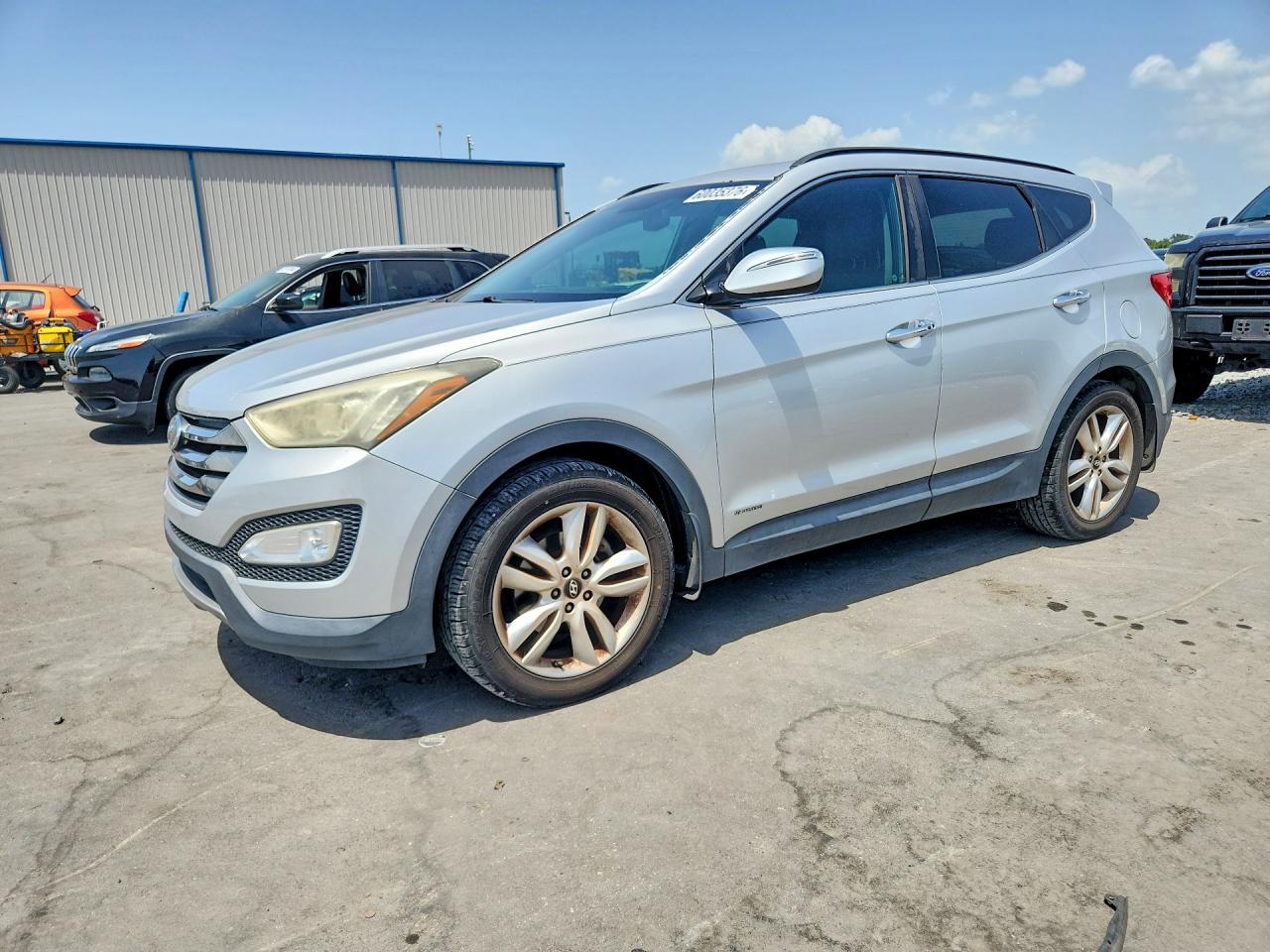 2014 Hyundai Santa Fe Sport 2.0t Silver vin: 5XYZU3LA4EG159946