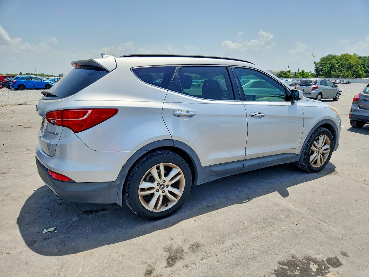 2014 Hyundai Santa Fe Sport 2.0t Silver vin: 5XYZU3LA4EG159946