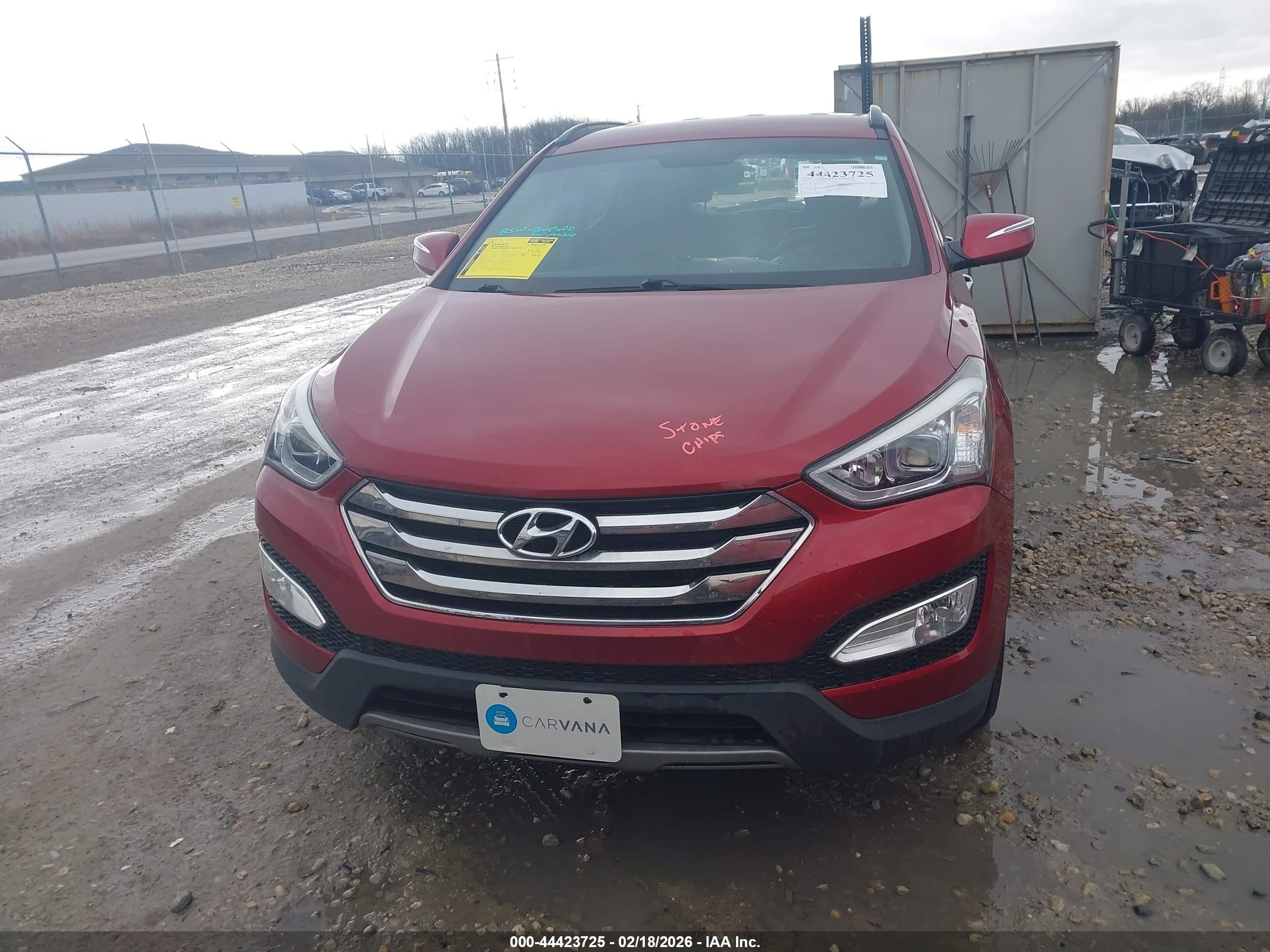 2014 Hyundai Santa Fe Sport 2.0l Turbo Красный vin: 5XYZU3LA4EG179873