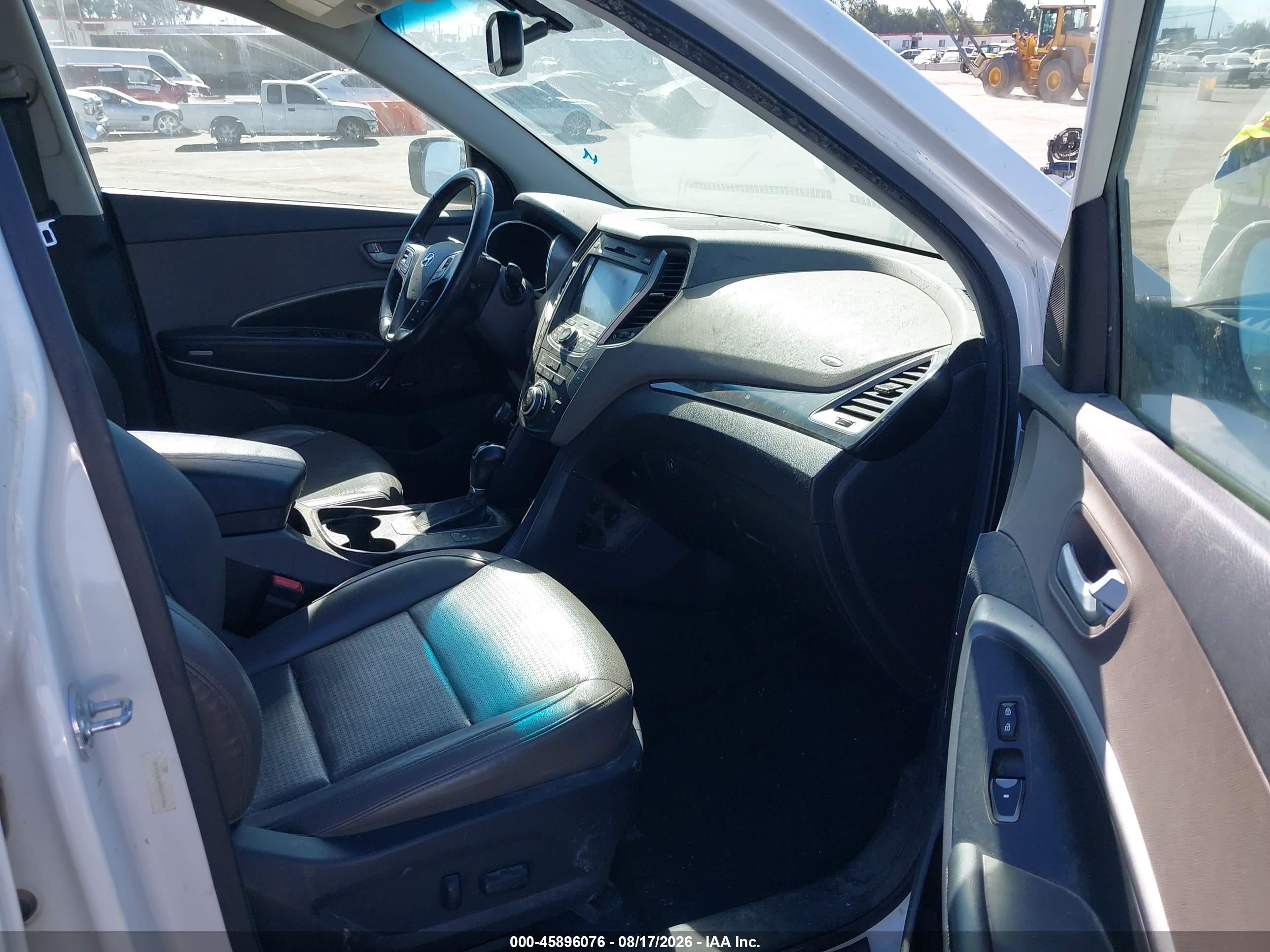 2014 Hyundai Santa Fe Sport 2.0l Turbo White vin: 5XYZU3LA4EG193496