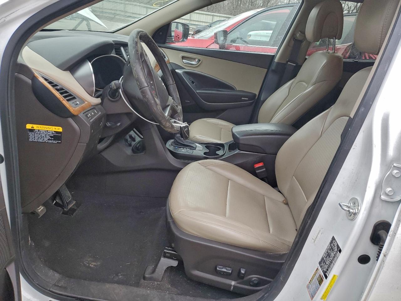 2014 Hyundai Santa Fe Sport White vin: 5XYZU3LA4EG214038
